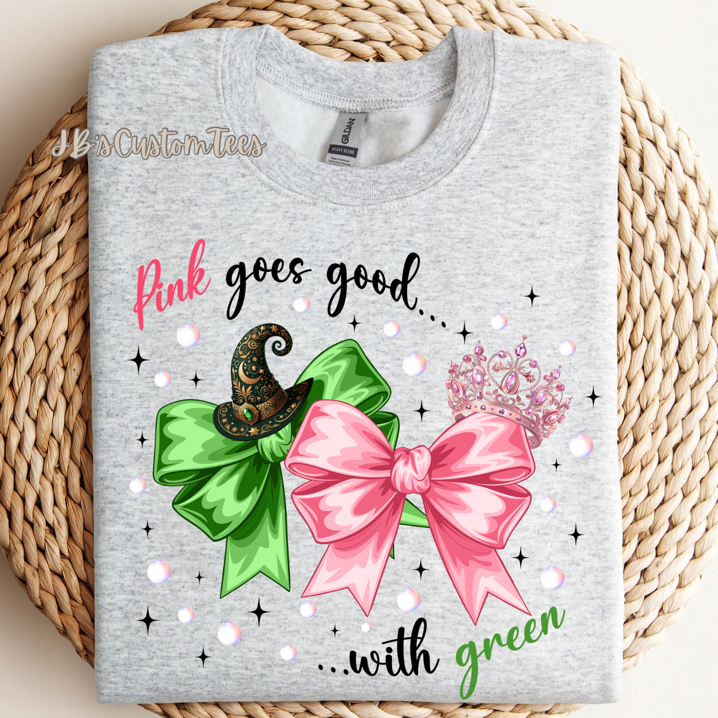 Pink goes good…with green