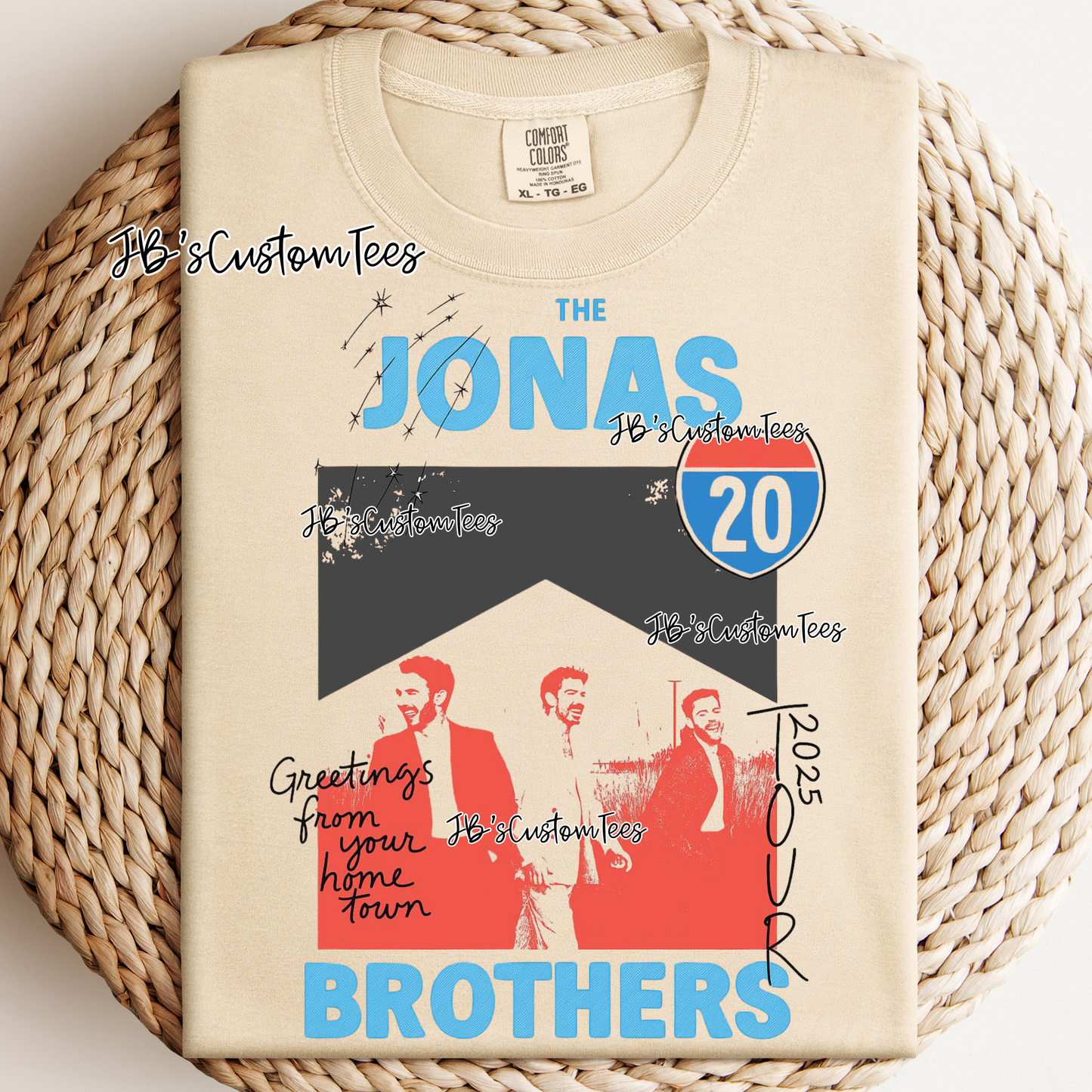 Jonas Brothers Concert Tee 2025