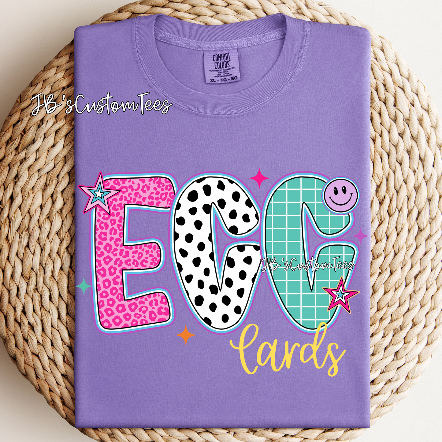 ECC Cards - Preppy Doodle School Spirit Tee