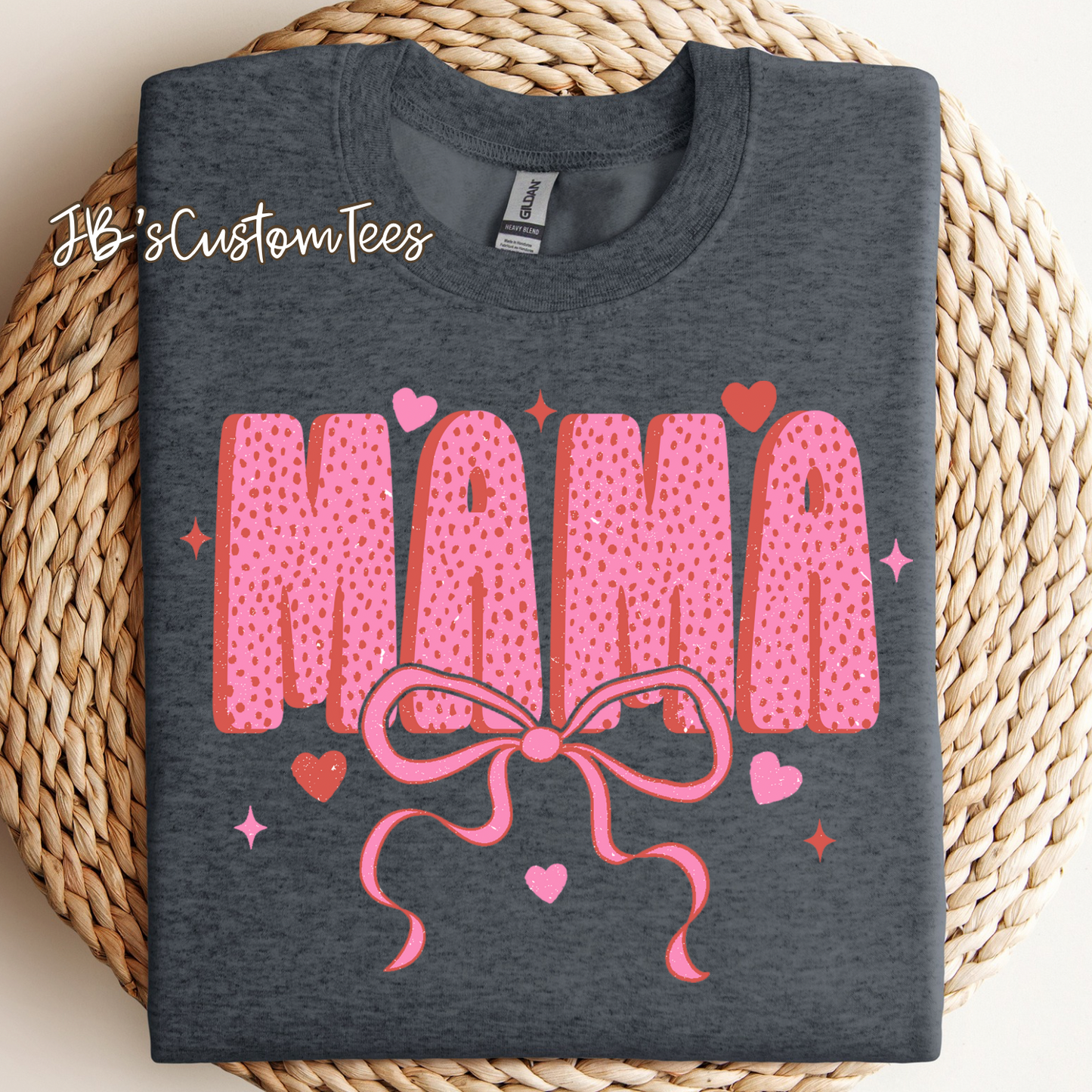 Mama Valentine’s Day Bow