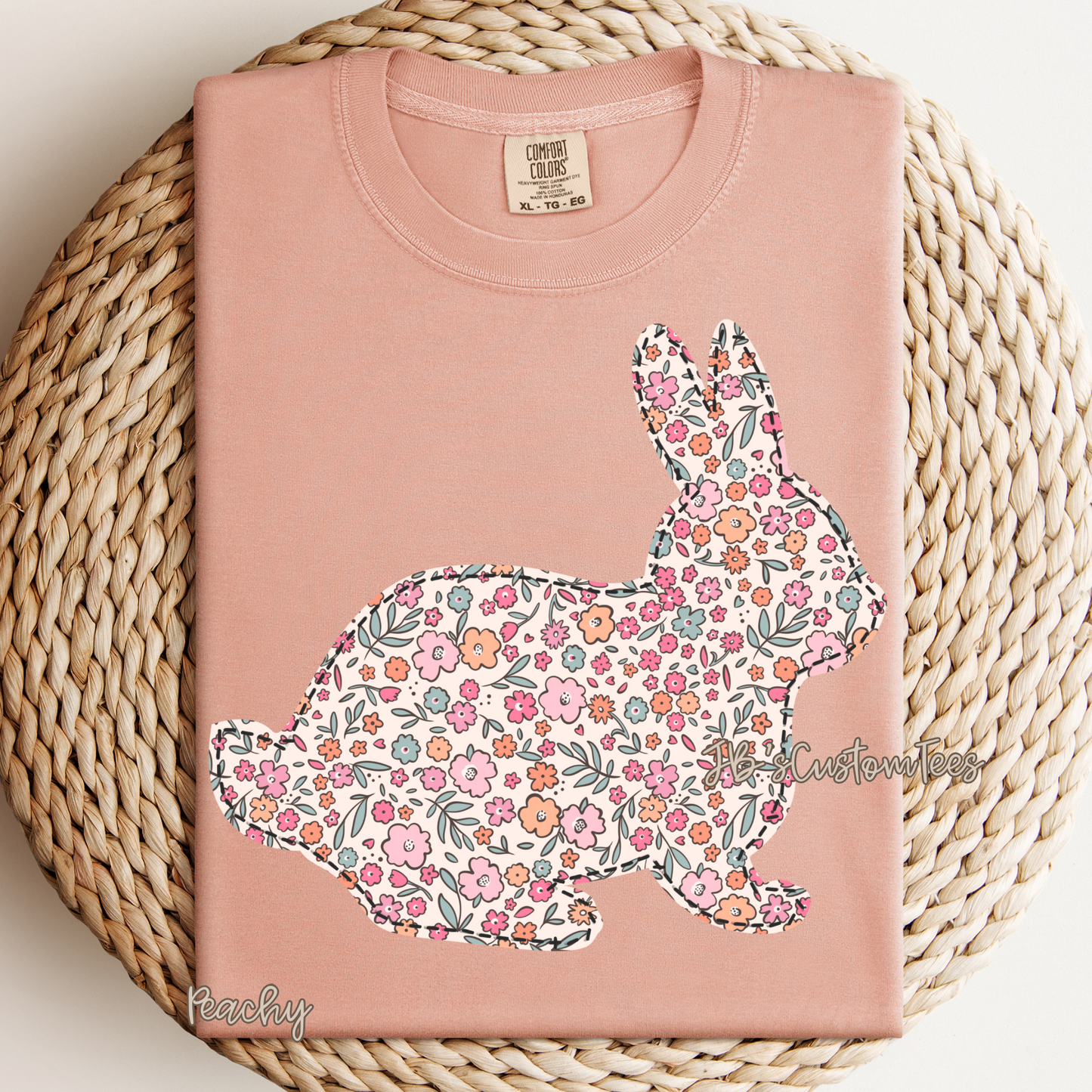 Floral Bunny Tee