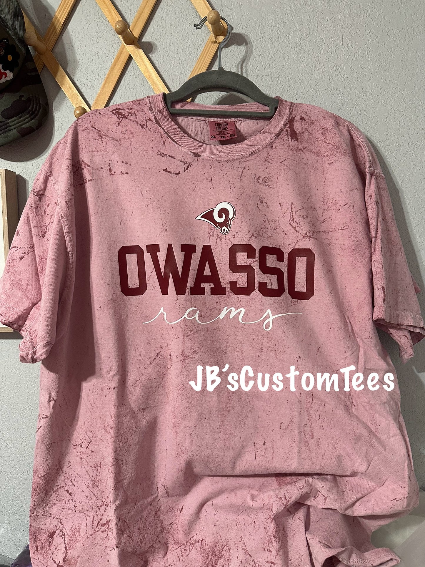 Owasso Rams Comfort Colors Tee