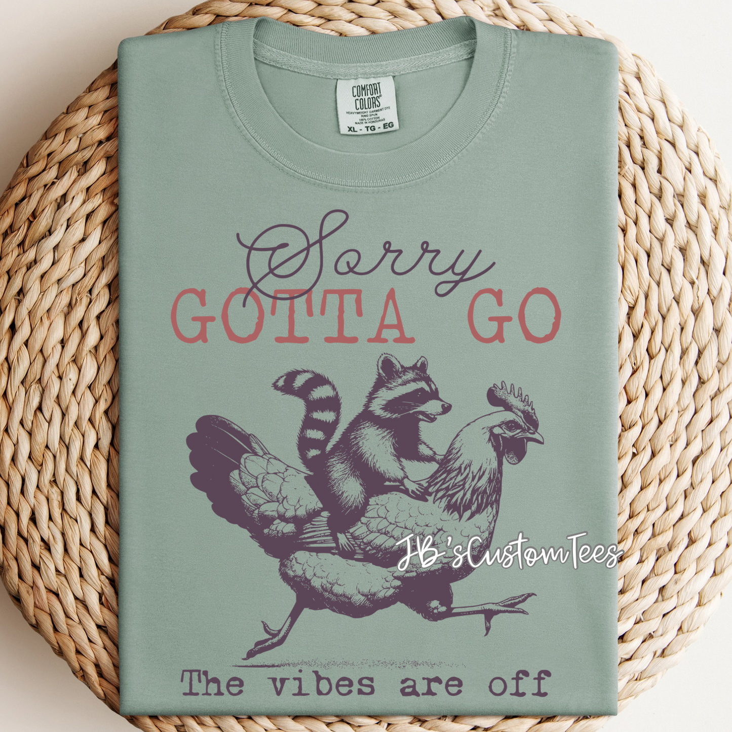 Sorry, gotta go. The vibes are off.