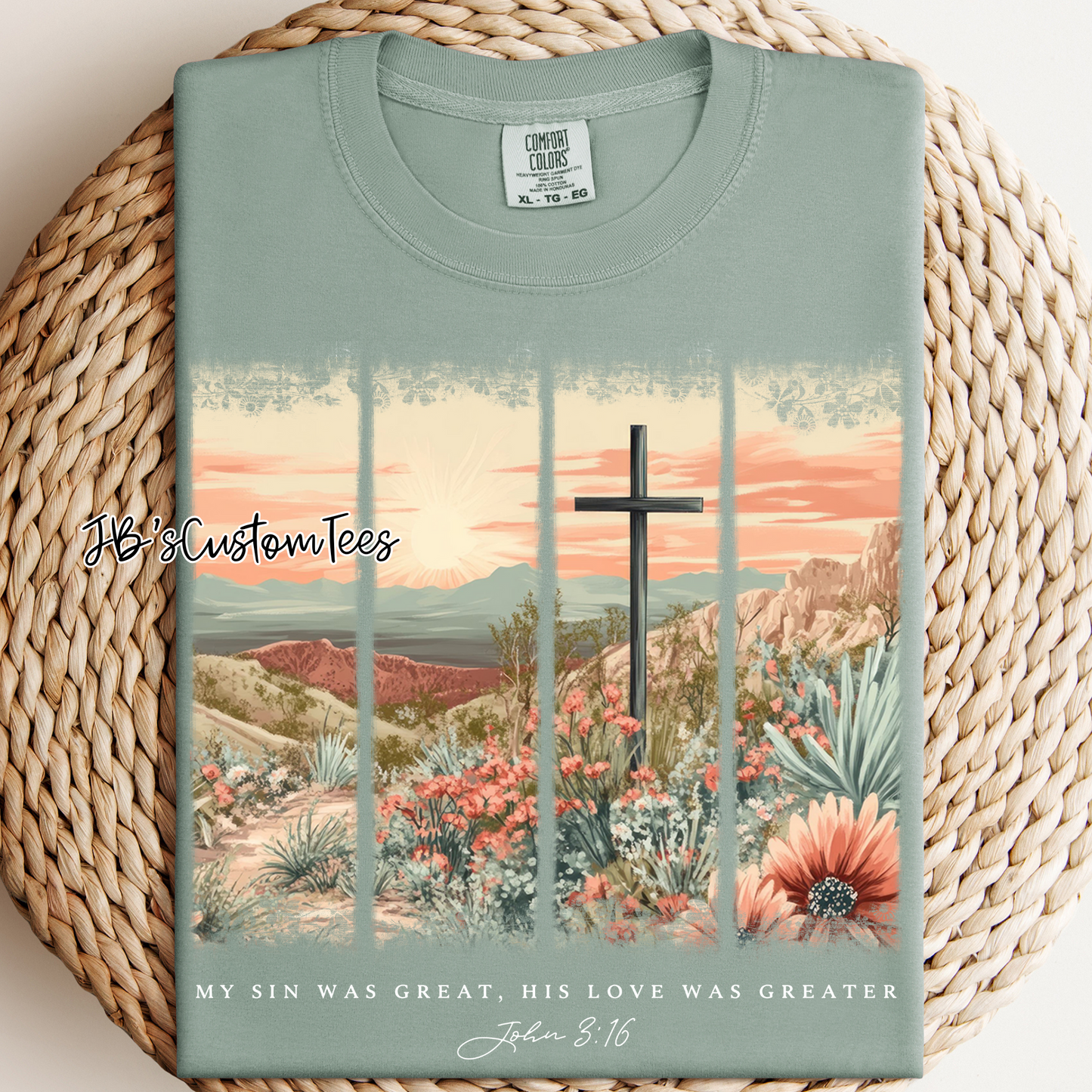 My sin was great, His love was greater