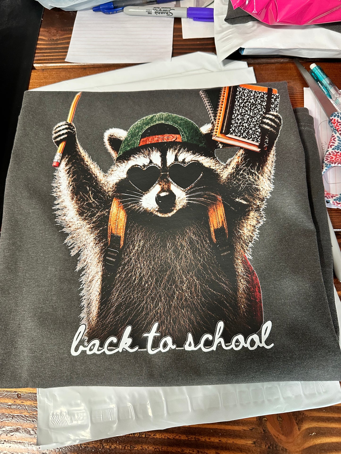 Back To School Raccoon