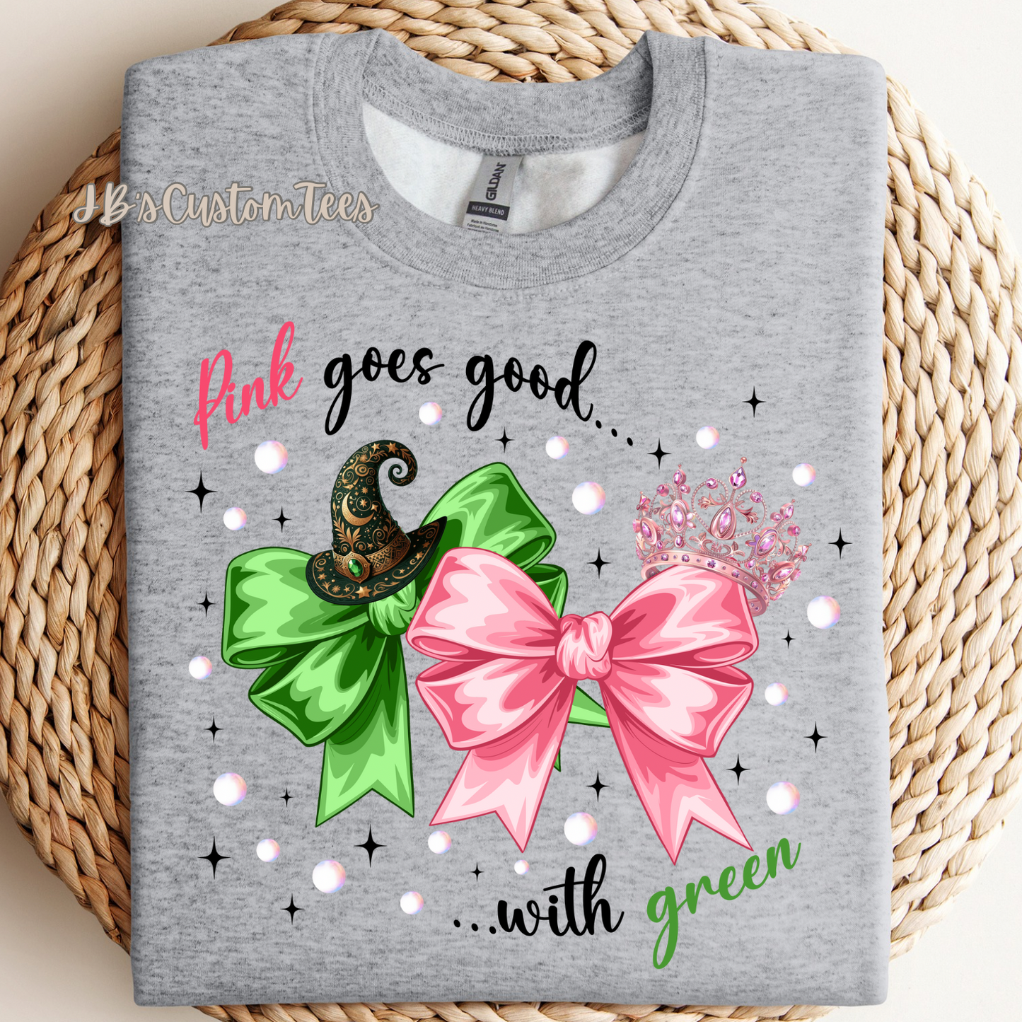 Pink goes good…with green