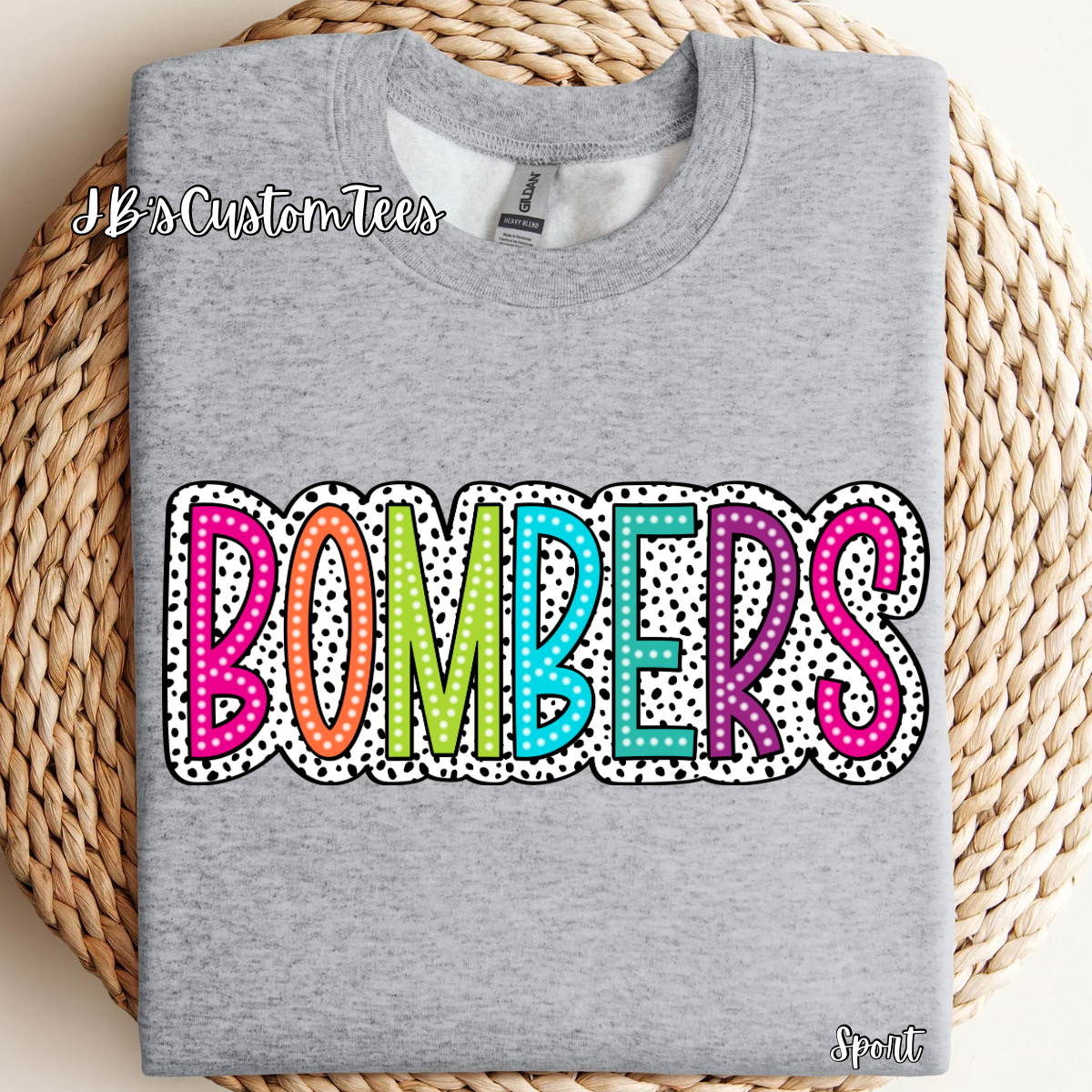 Rainbow Bombers Gildan Long Sleeve