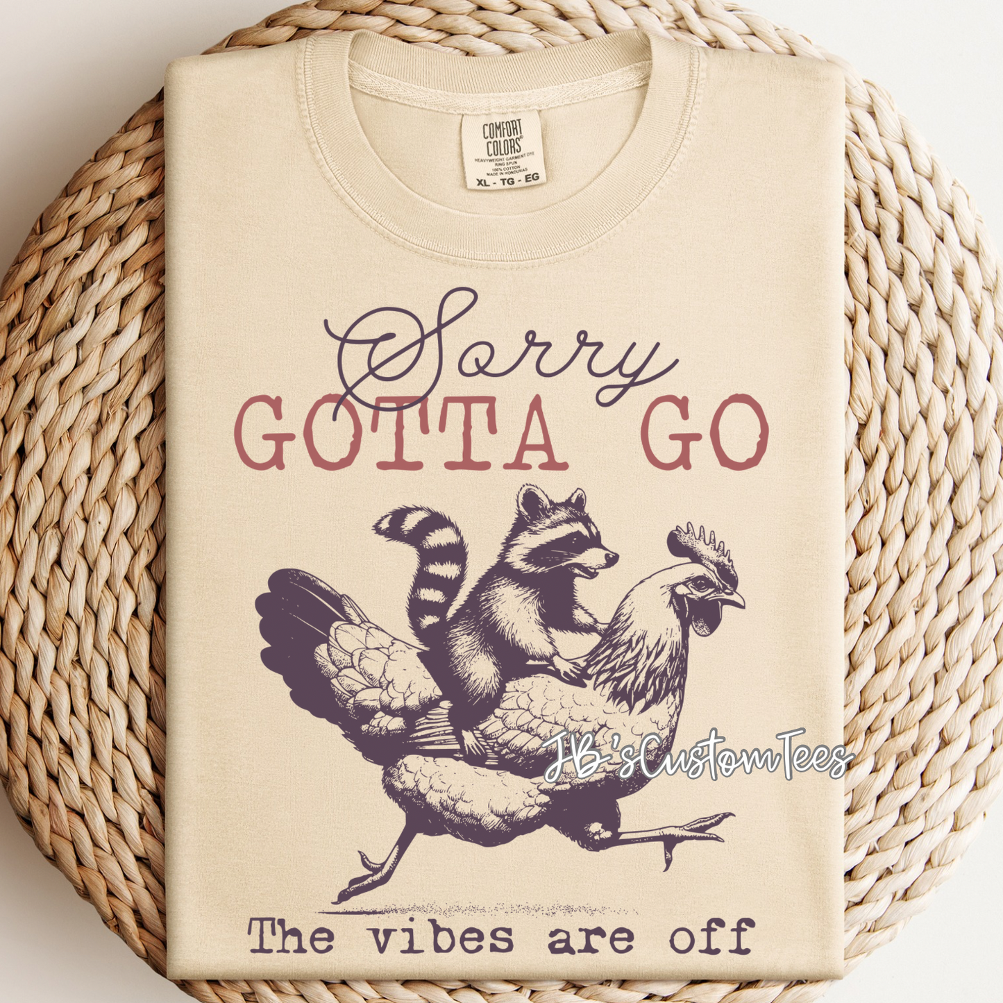 Sorry, gotta go. The vibes are off.
