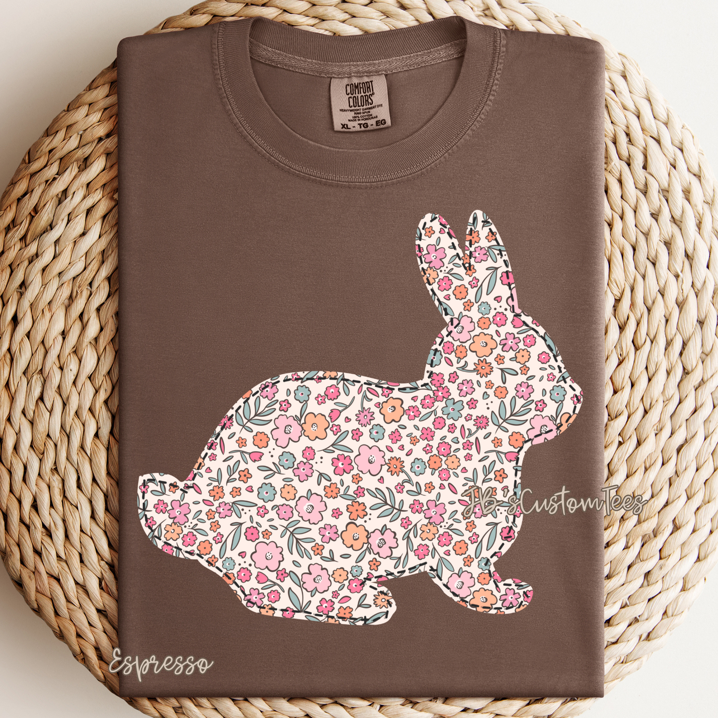 Floral Bunny Tee