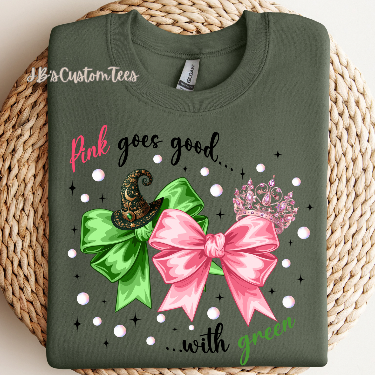 Pink goes good…with green