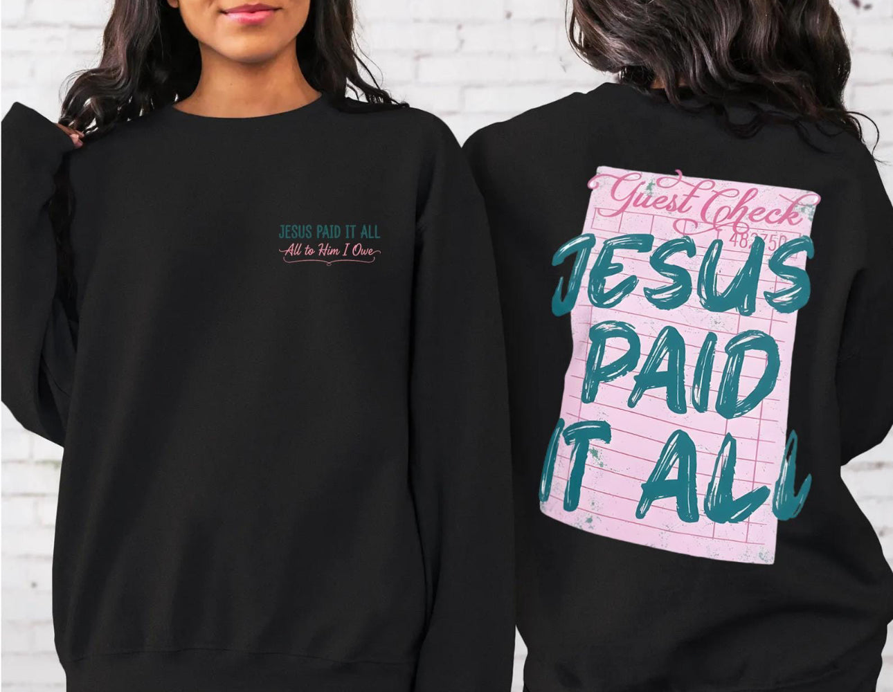 Jesus paid it ALL