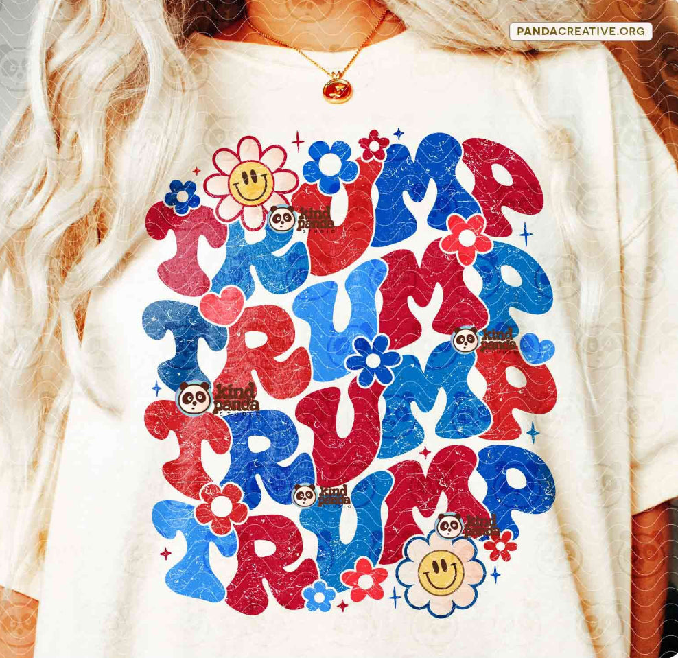Boho Floral Trump