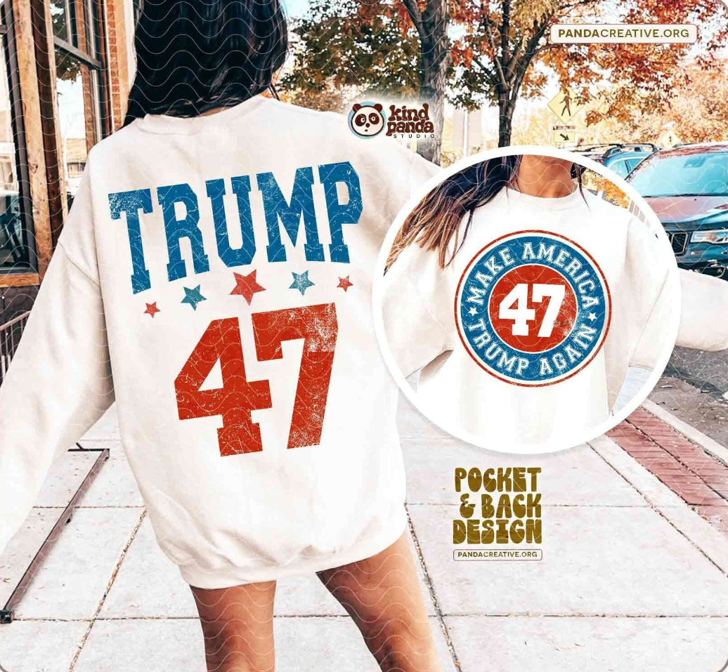 Trump 47 with pocket design!