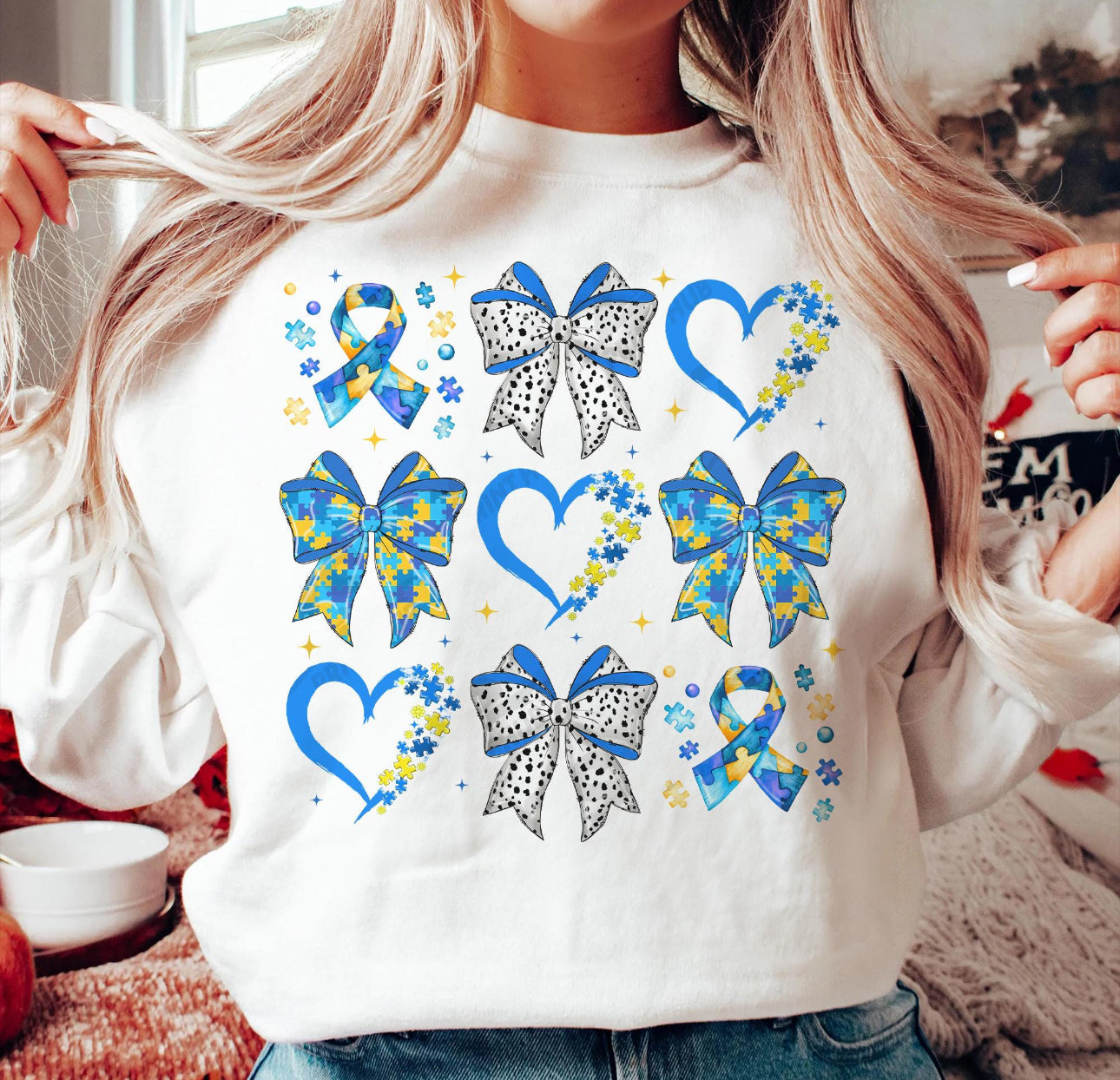 Down Syndrome Coquette Bow