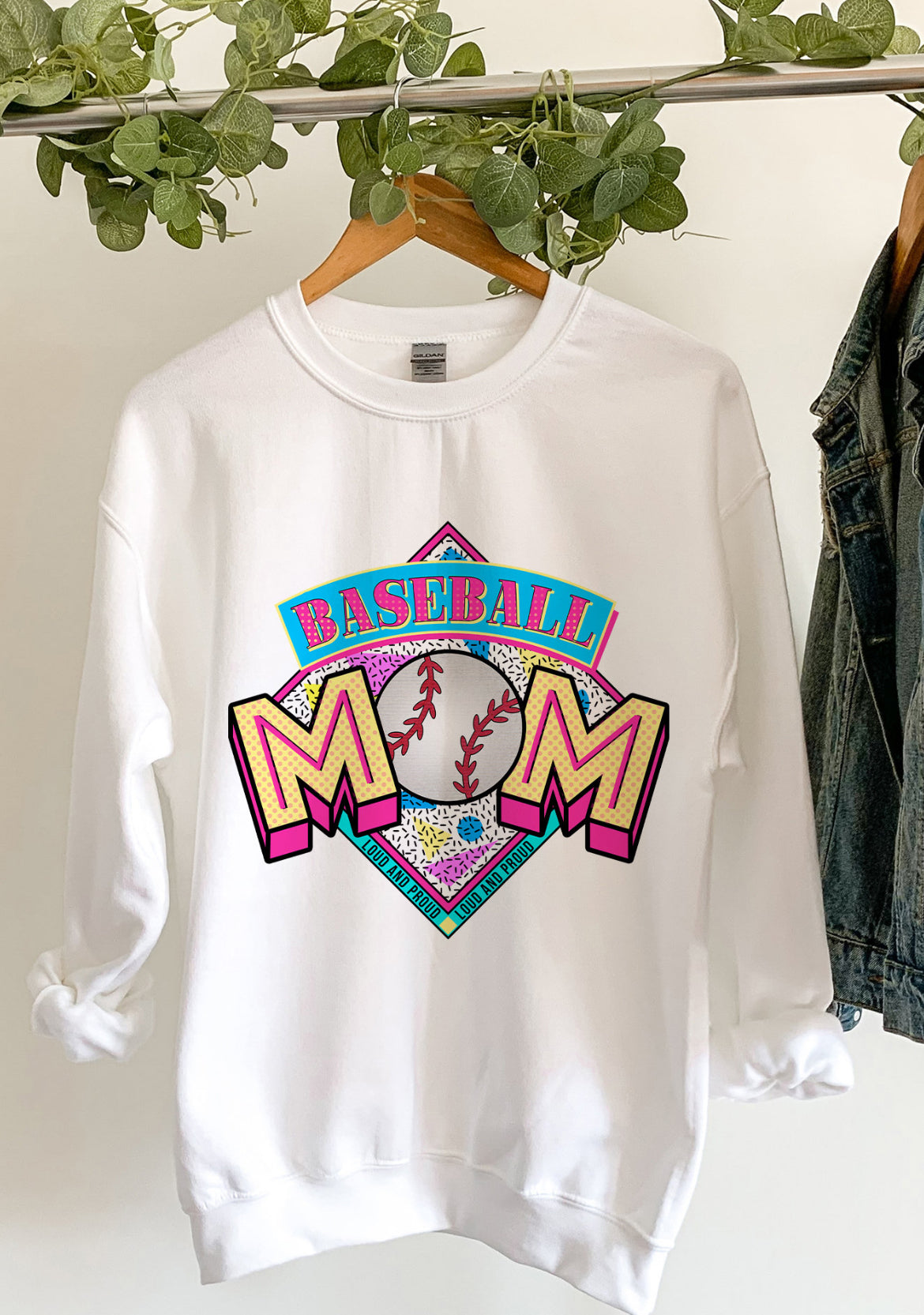 90’s Retro Baseball Mom
