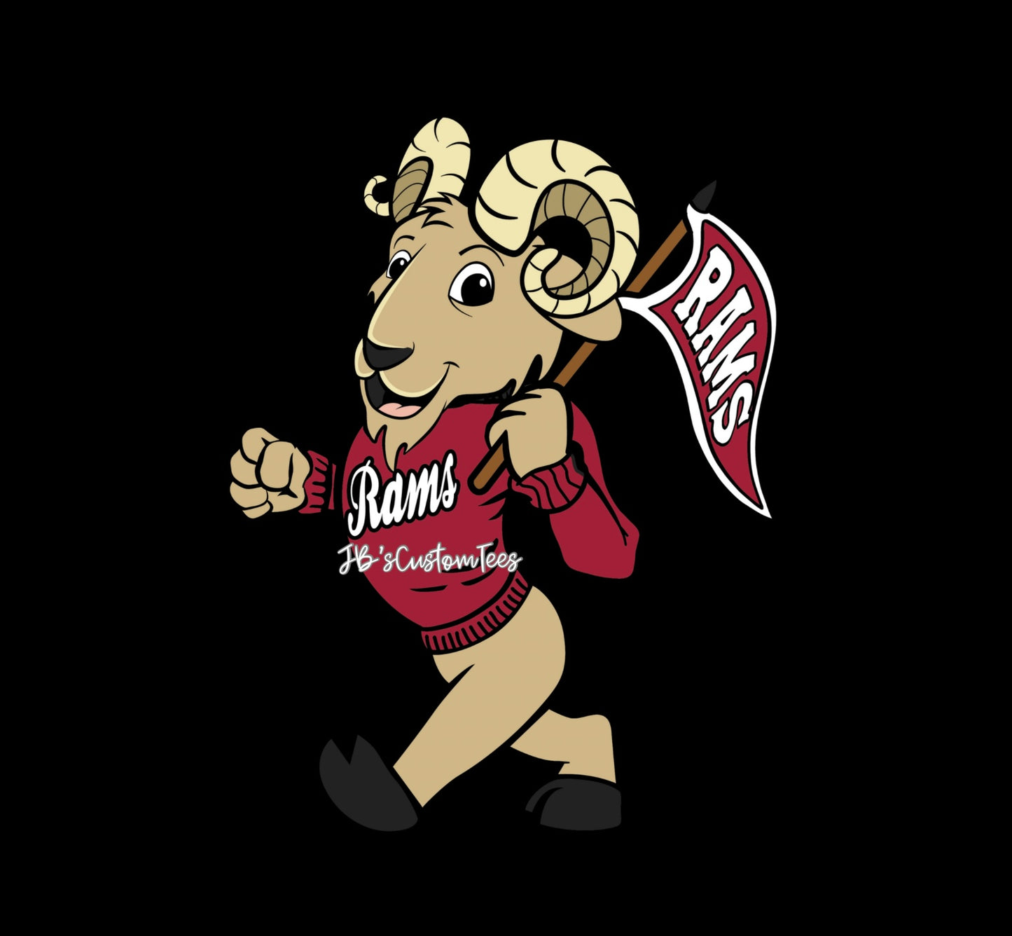 Retro Rambo Decal