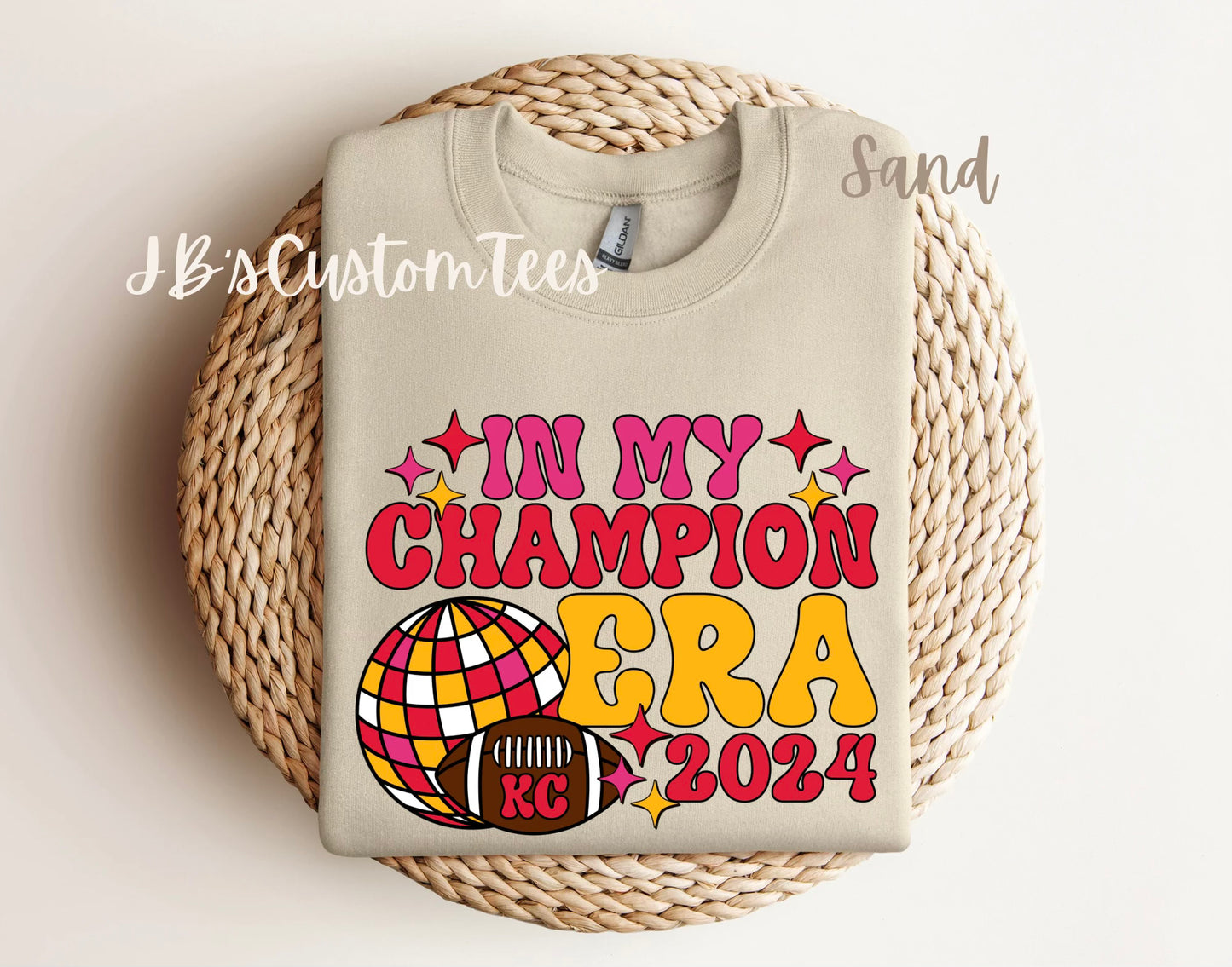 KC Chiefs Super Bowl Champions Crewneck Sand