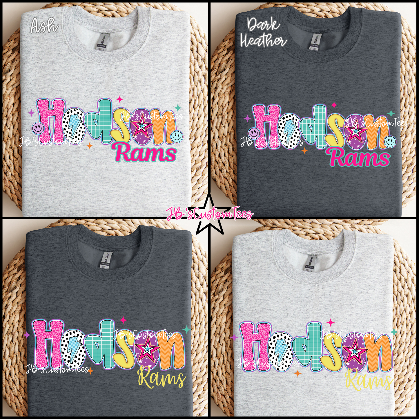 Hodson - Preppy Doodle School Spirit Tee