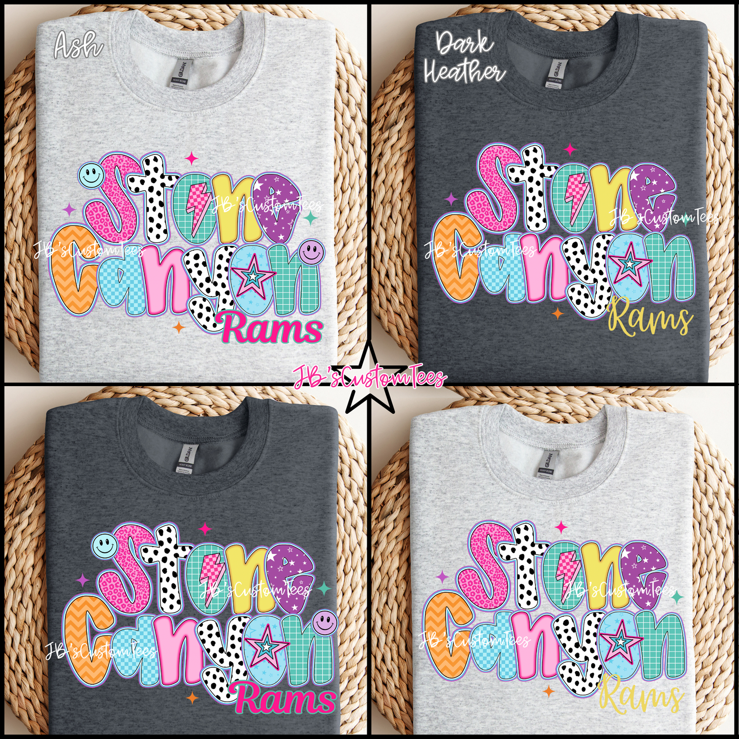 Stone Canyon - Preppy Doodle School Spirit Tee
