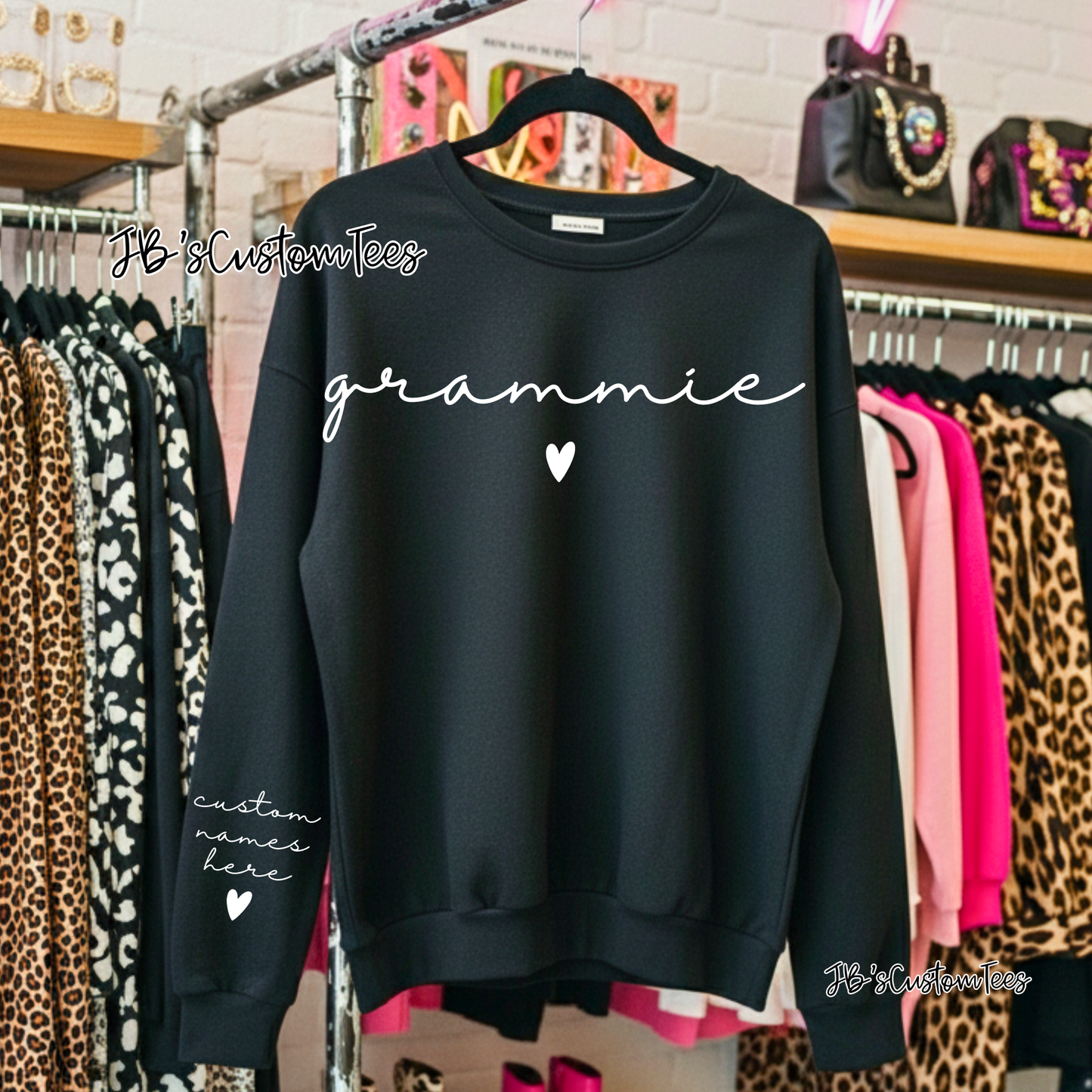 Custom Grammie Sweatshirt or Long Sleeve