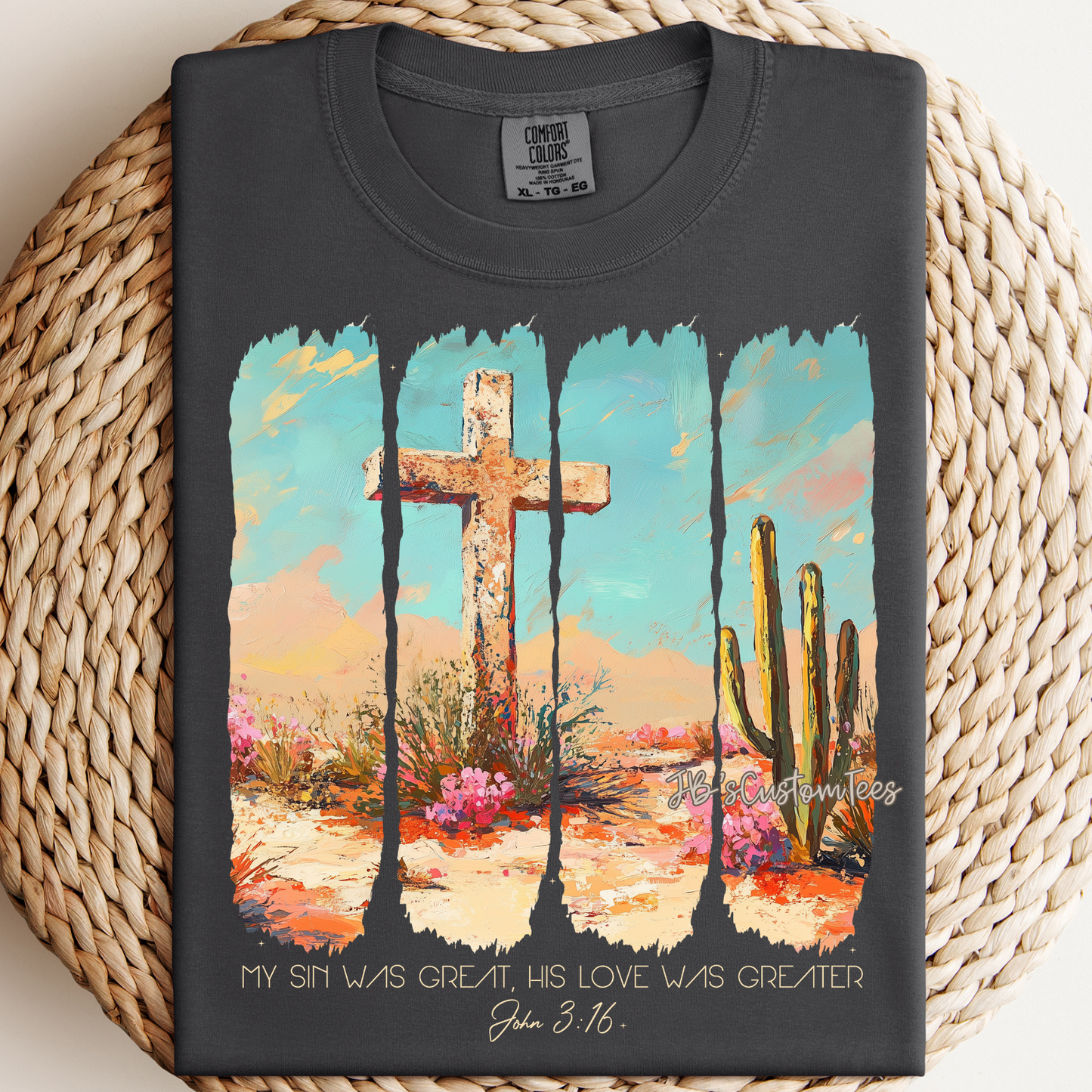 My sin was great, his love was greater