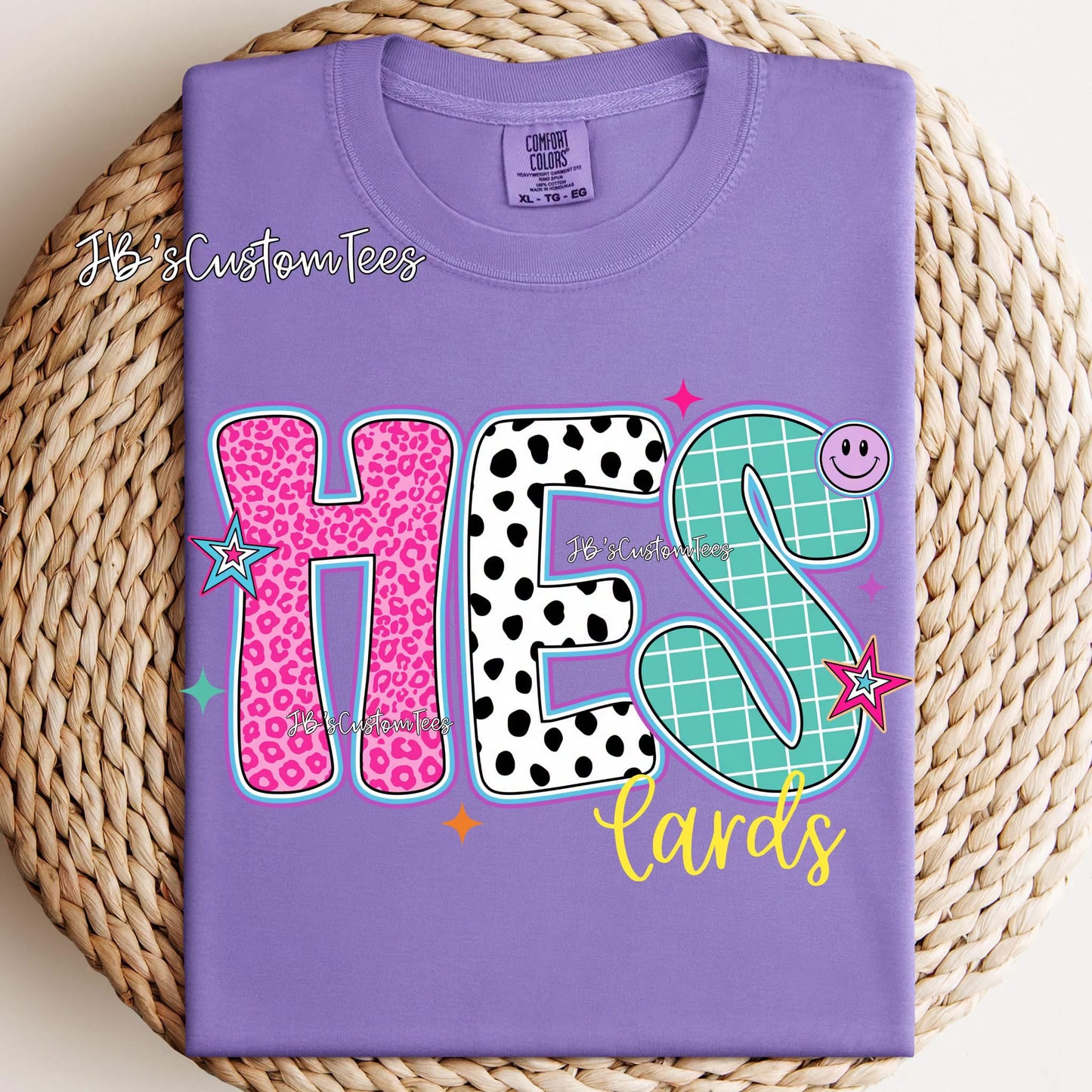 HES Herald Elem. - Preppy Doodle School Spirit Tee (Copy)