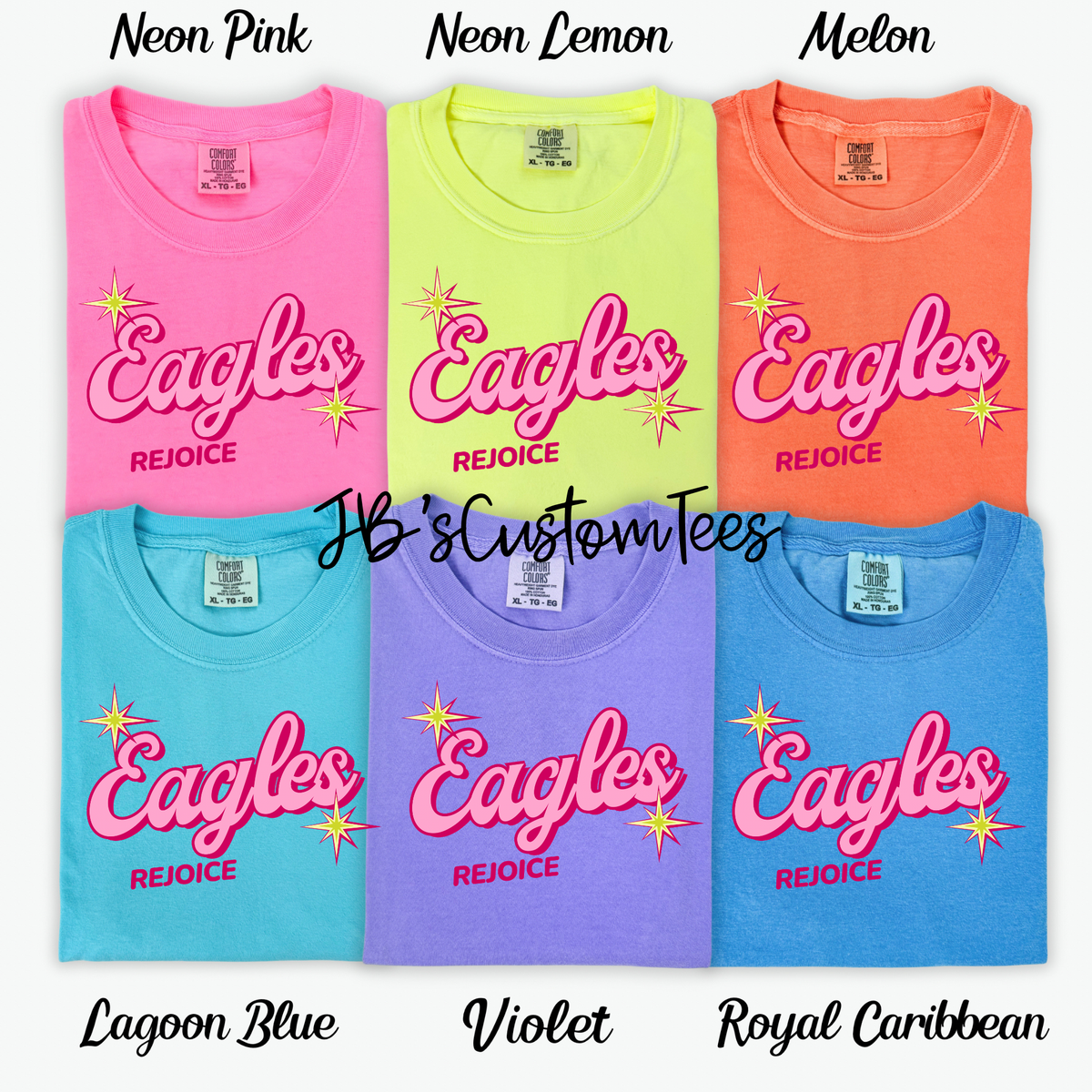 Neon Sparkle Eagles