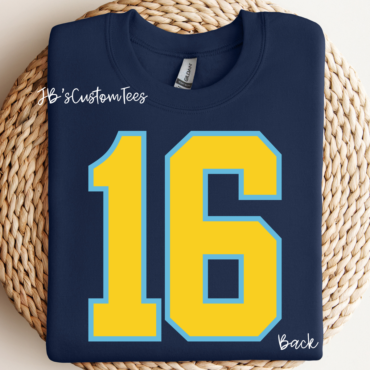 Custom Lightning Softball with Number on back