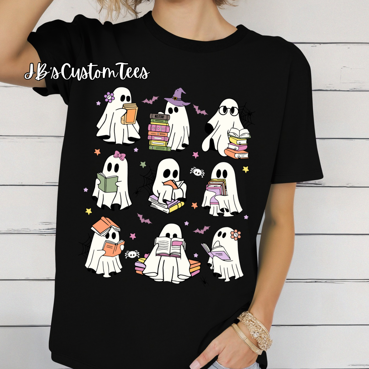Reading Ghosts Black Tee/Sweatshirt
