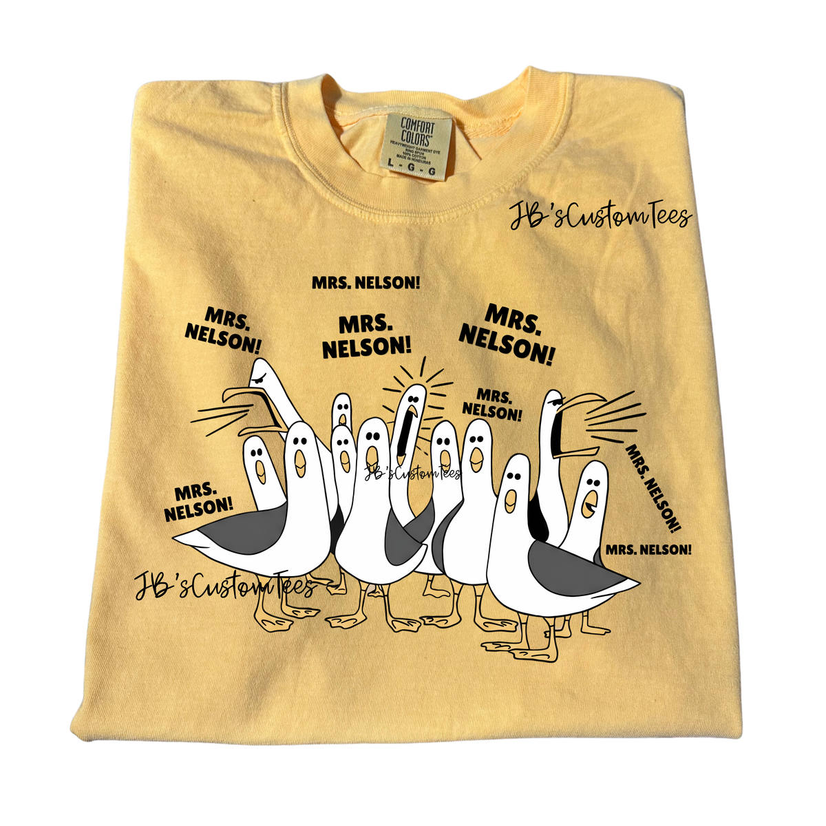 Custom Teacher Name Seagulls
