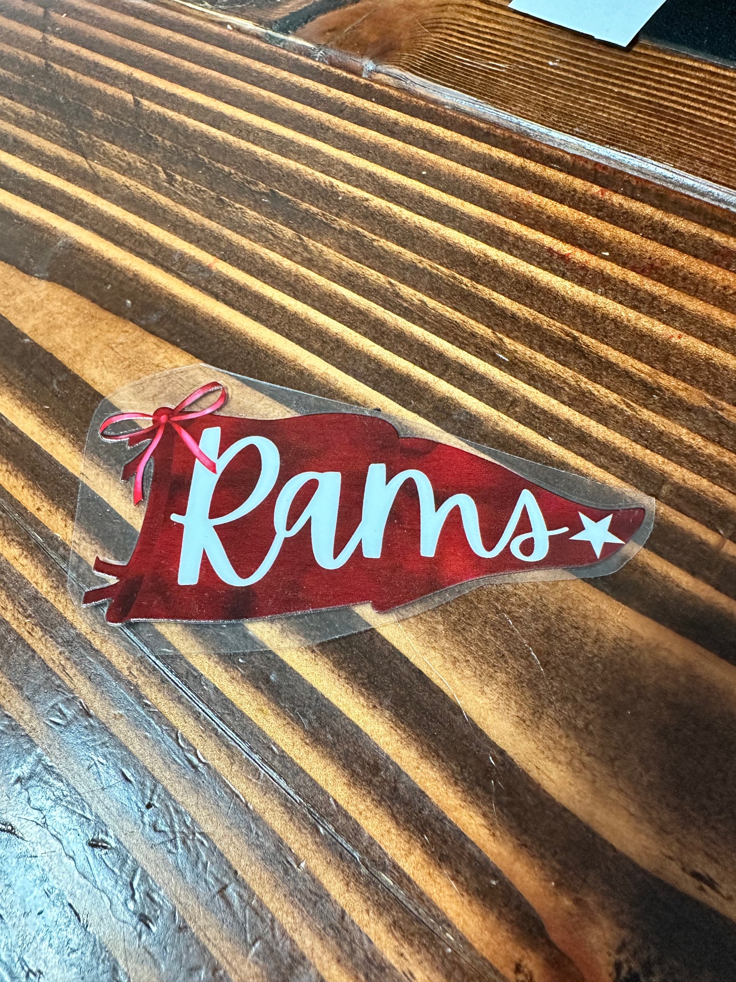 Rams Pennant 3.5 inches