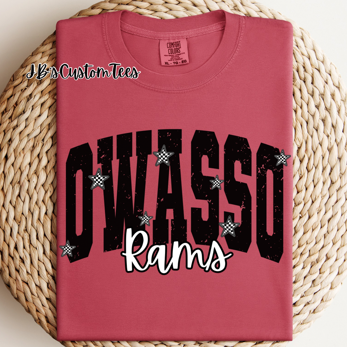 Owasso Rams Crimson Tee