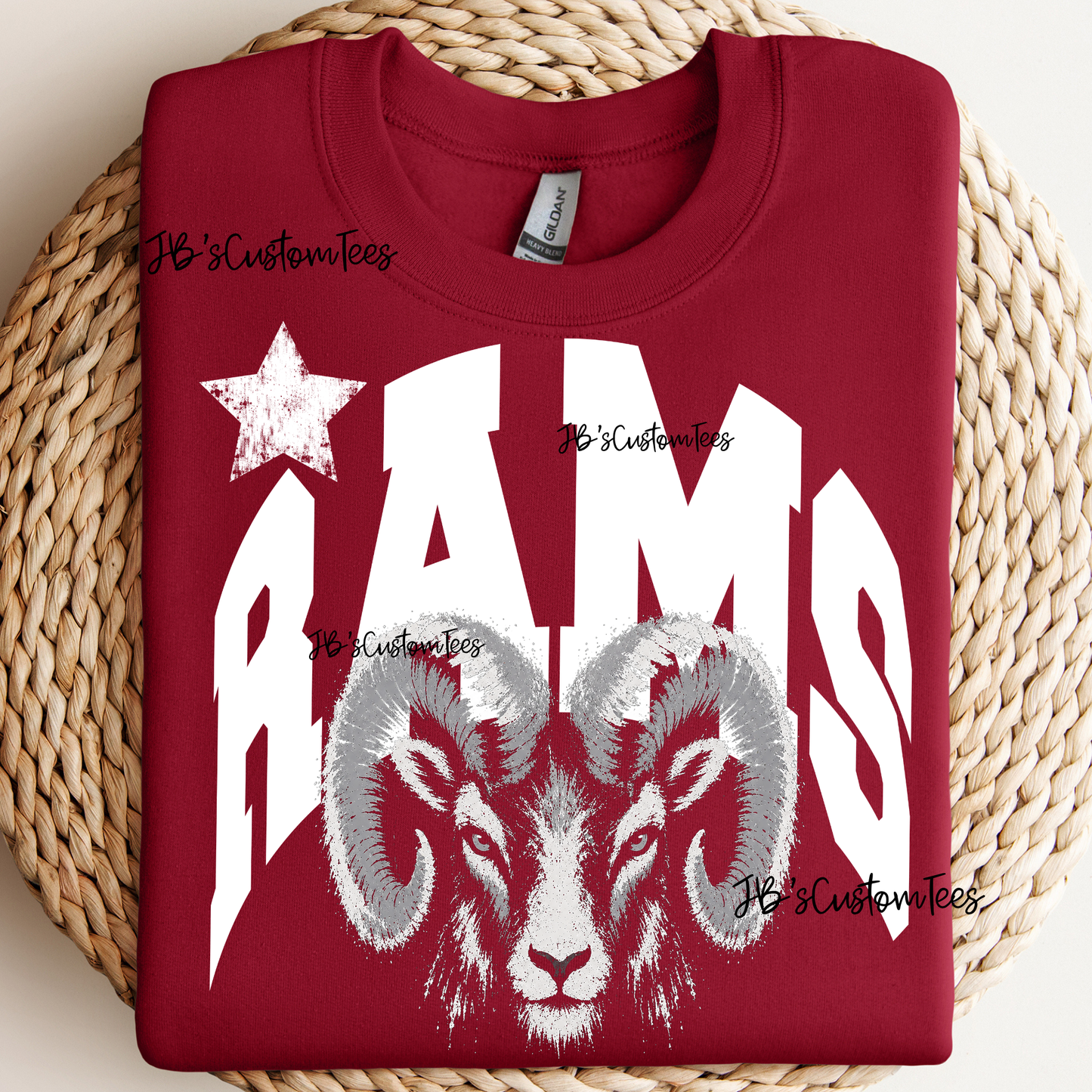 Vintage Curved Rams