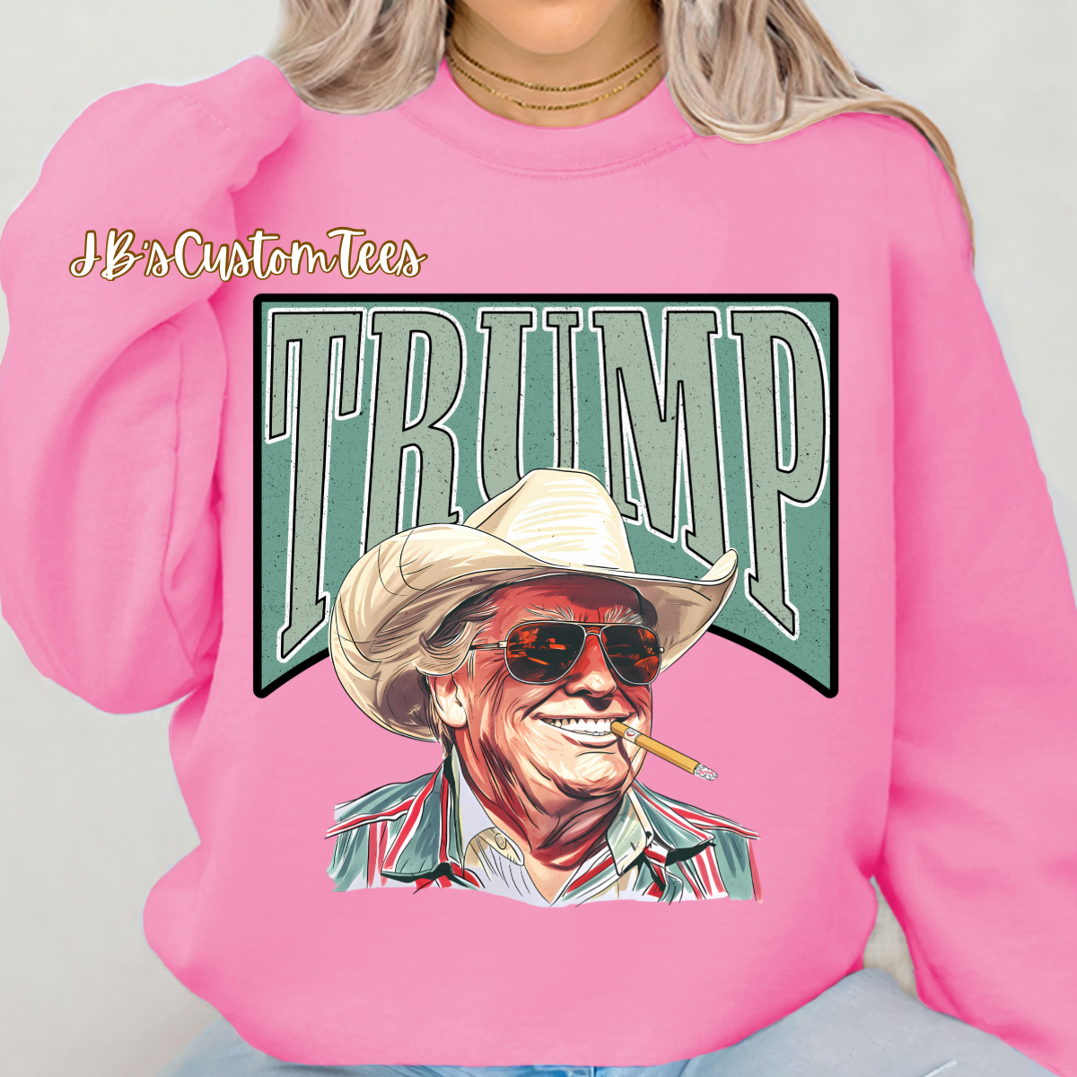 Cowboy Trump Sweatshirt