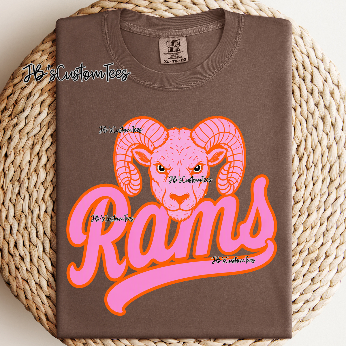 Orange & Pink Rams