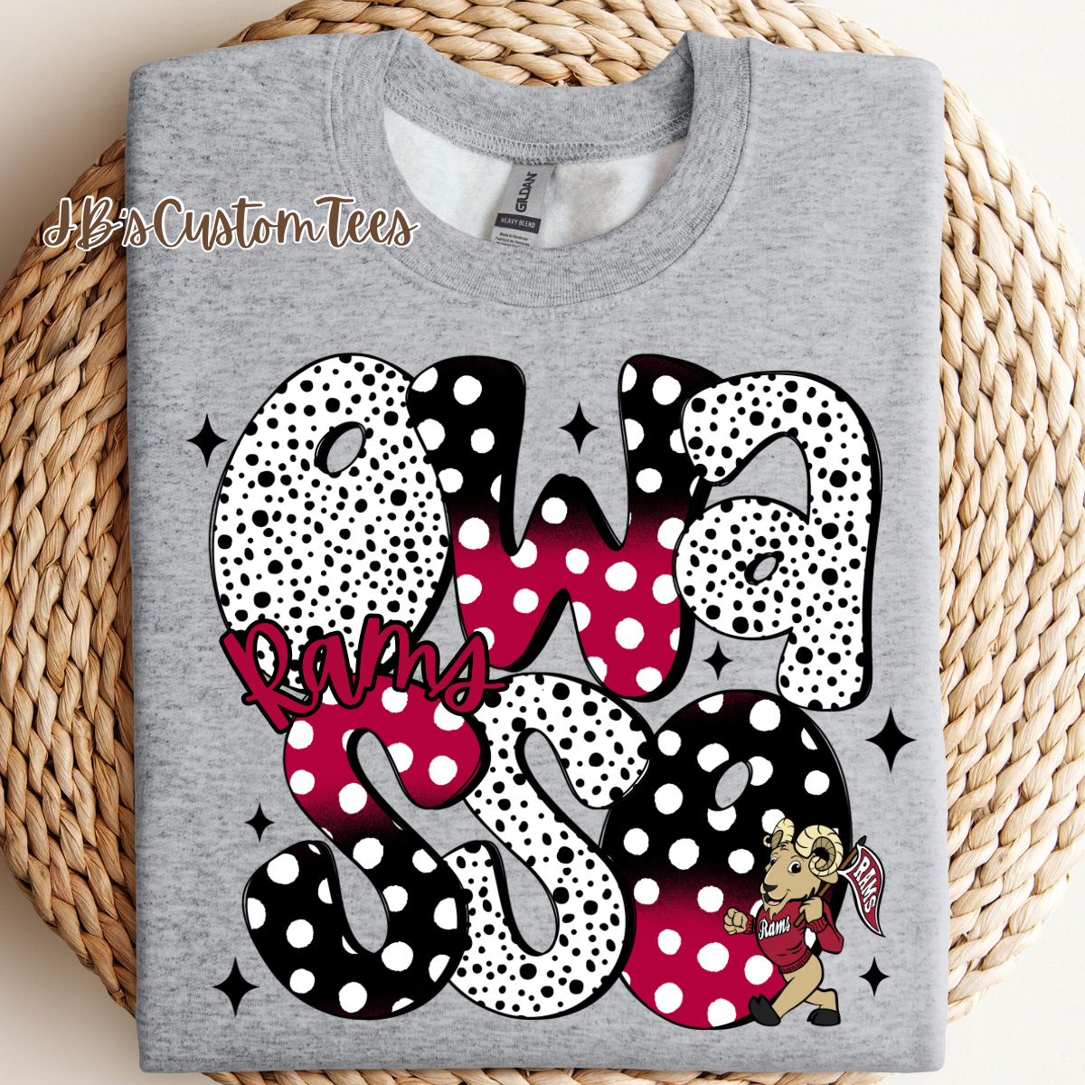 Polka Dot Dalmatian Owasso Rams