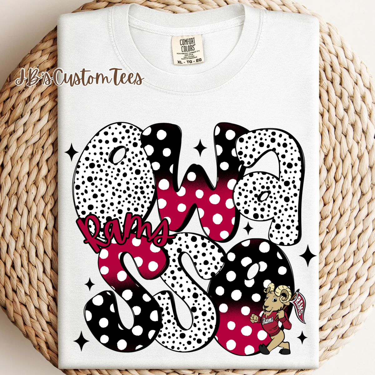 Polka Dot Dalmatian Owasso Rams
