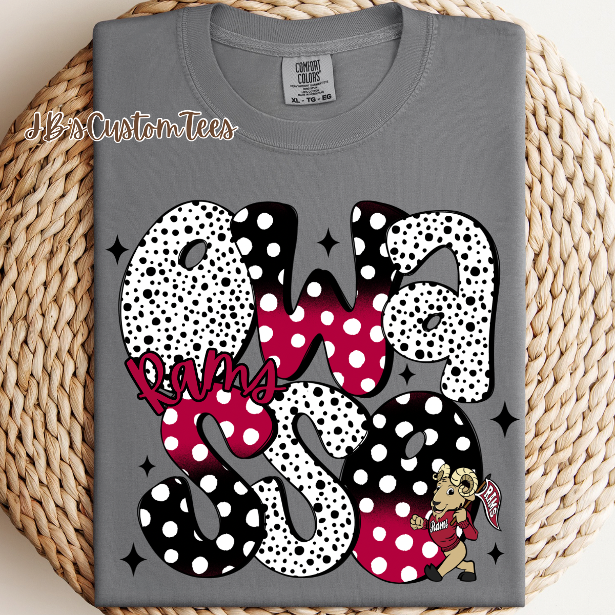 Polka Dot Dalmatian Owasso Rams