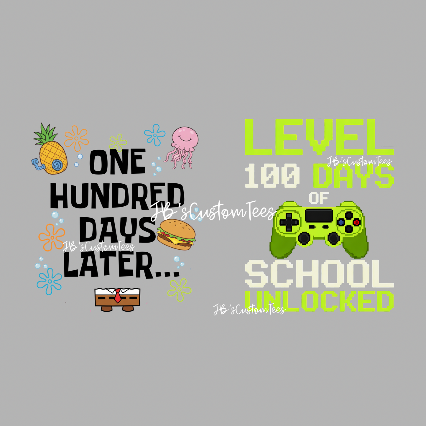 Youth/Toddler 100 Days of School - Boy Theme Tee Part 3