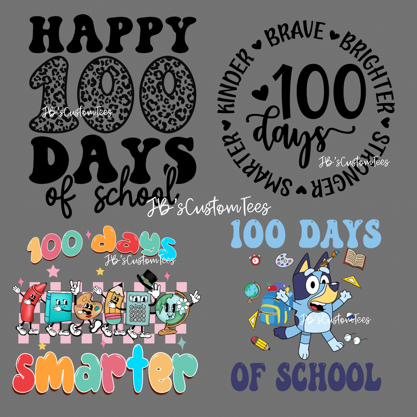 Youth/Toddler 100 Days of School - Girl Theme Tee