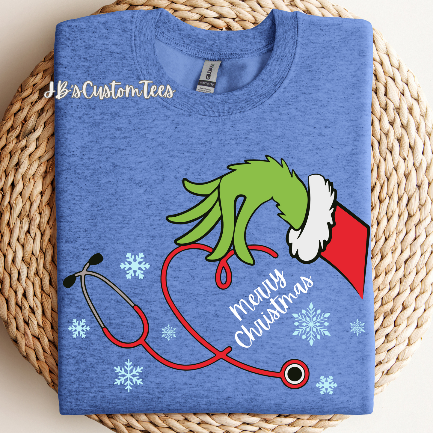 Merry Christmas Grinch Stethoscope