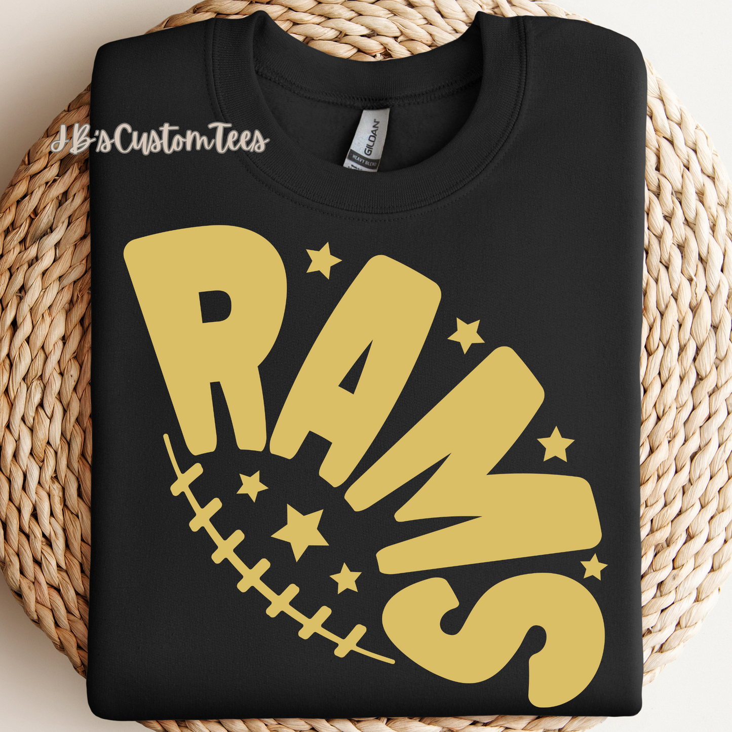 Gold Football Rams - Take State 2024