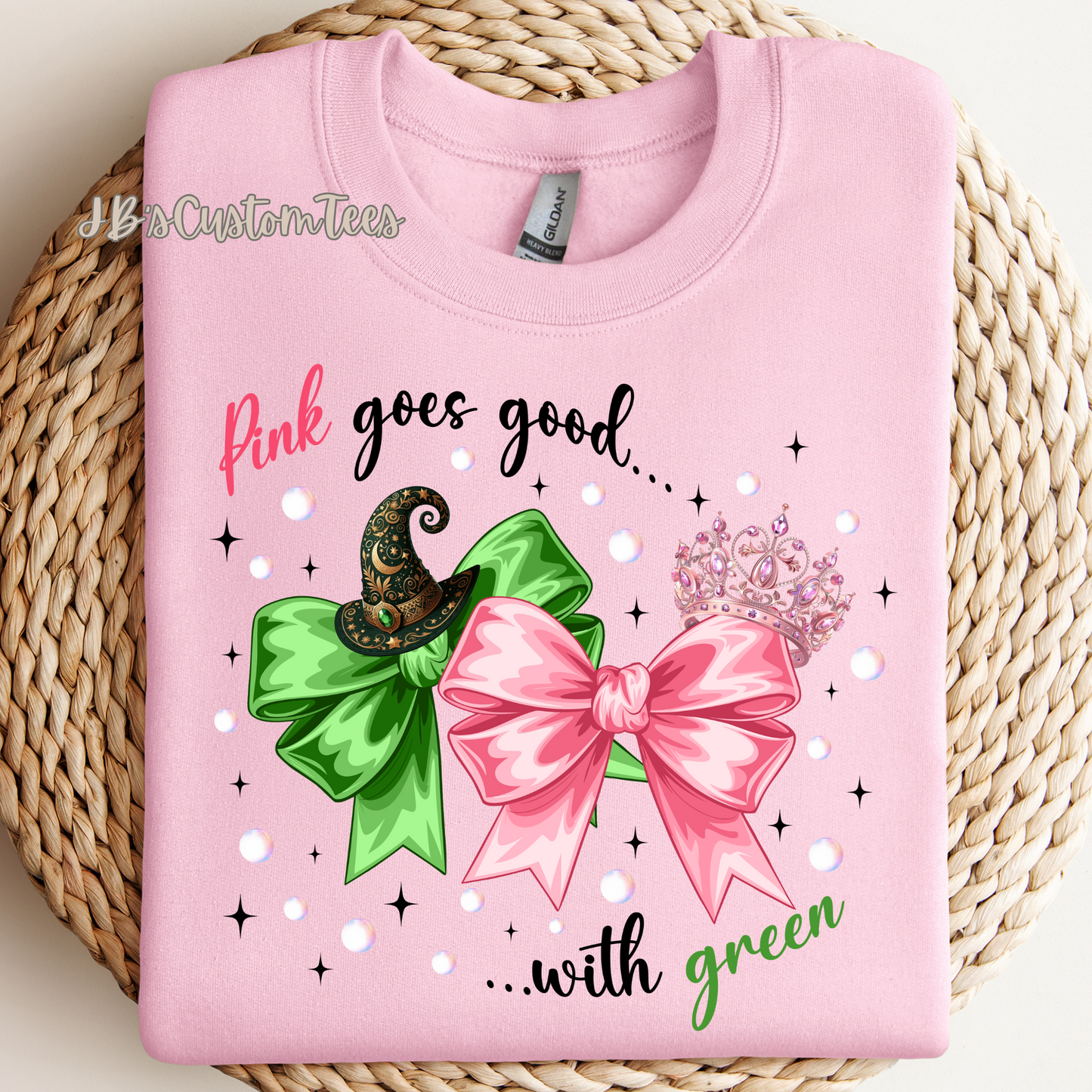 Pink goes good…with green