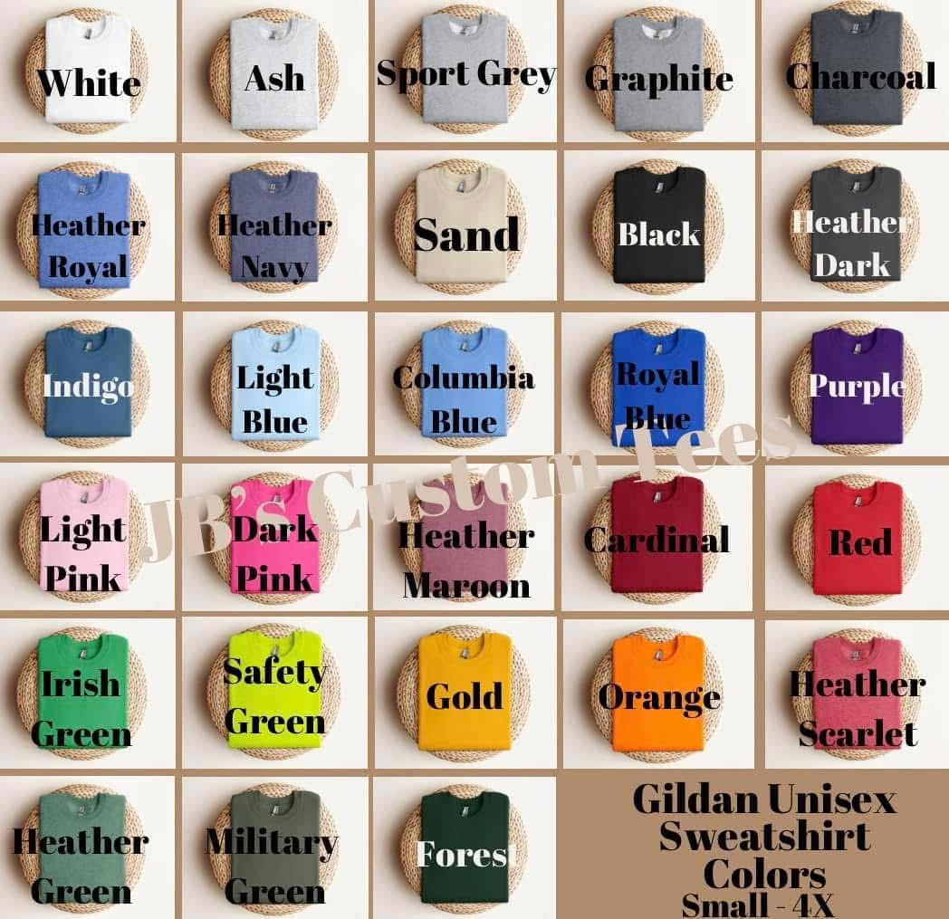 Mama/Grandma/Auntie/Teacher Gildan Sweatshirt