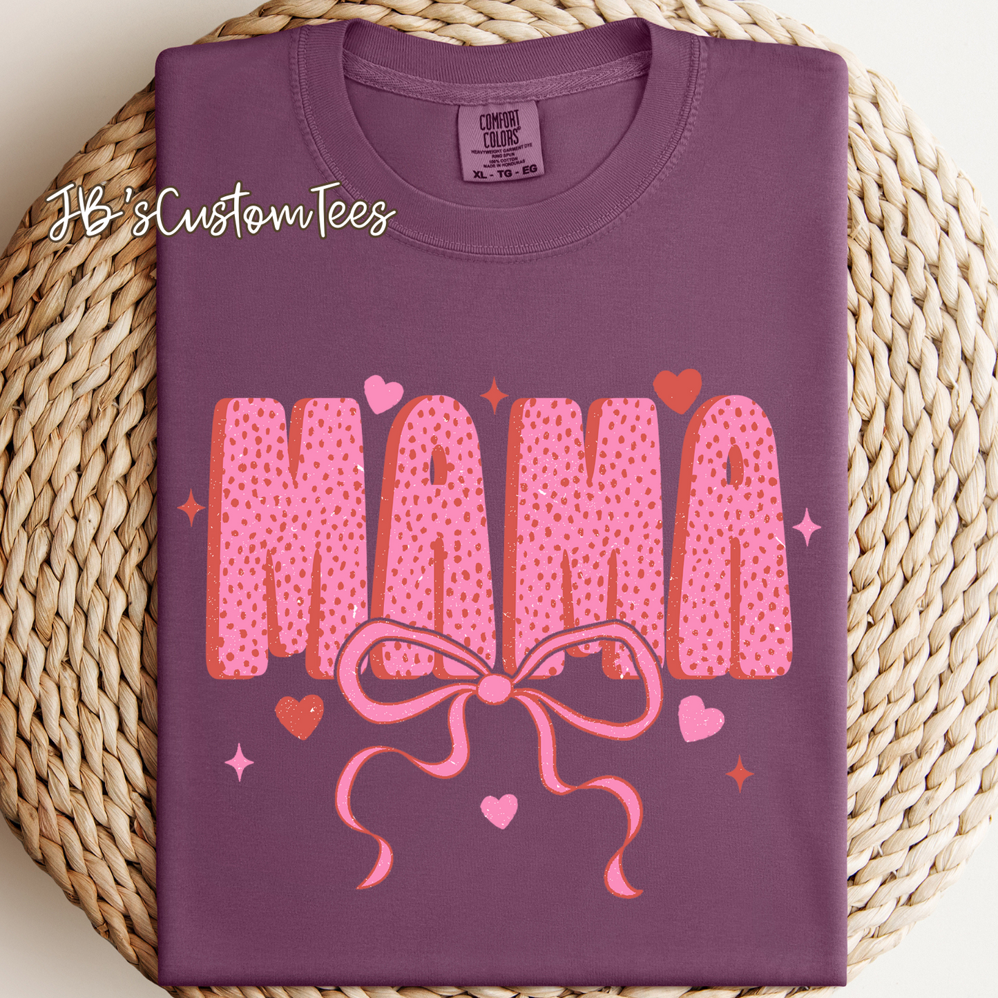 Mama Valentine’s Day Bow