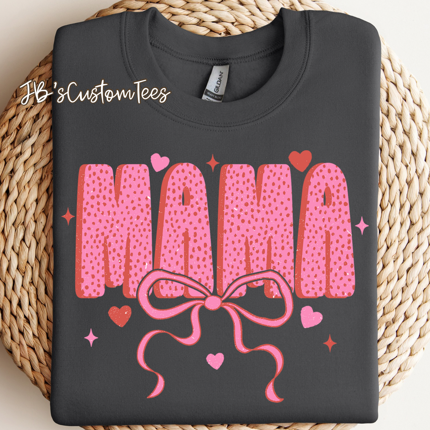 Mama Valentine’s Day Bow