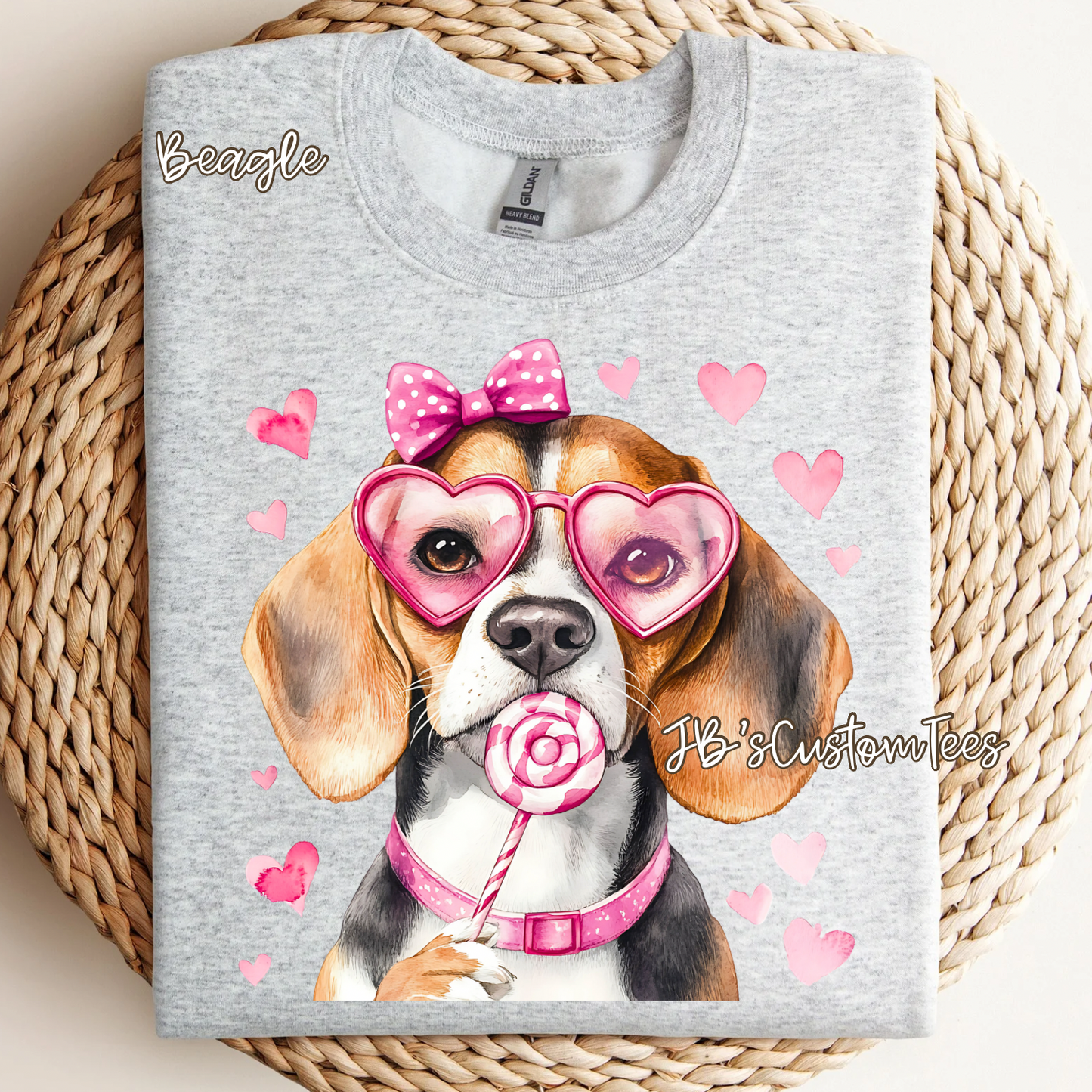 Dog Valentine Sweatshirt
