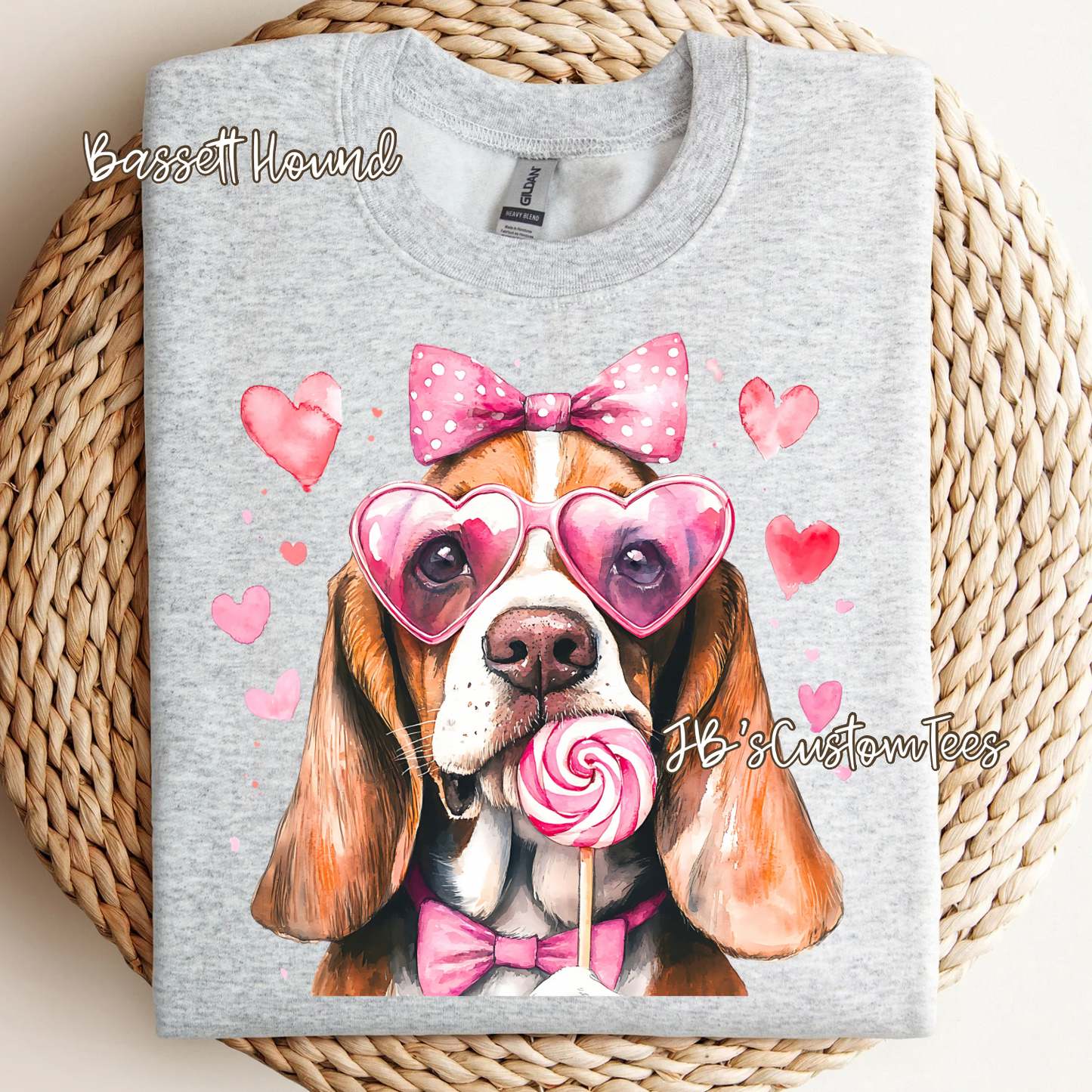 Dog Valentine Sweatshirt