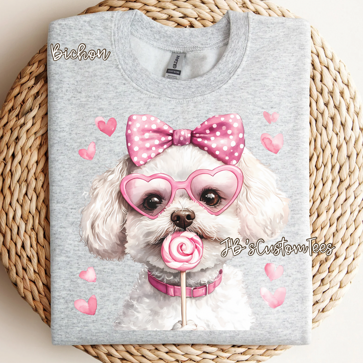 Dog Valentine Sweatshirt