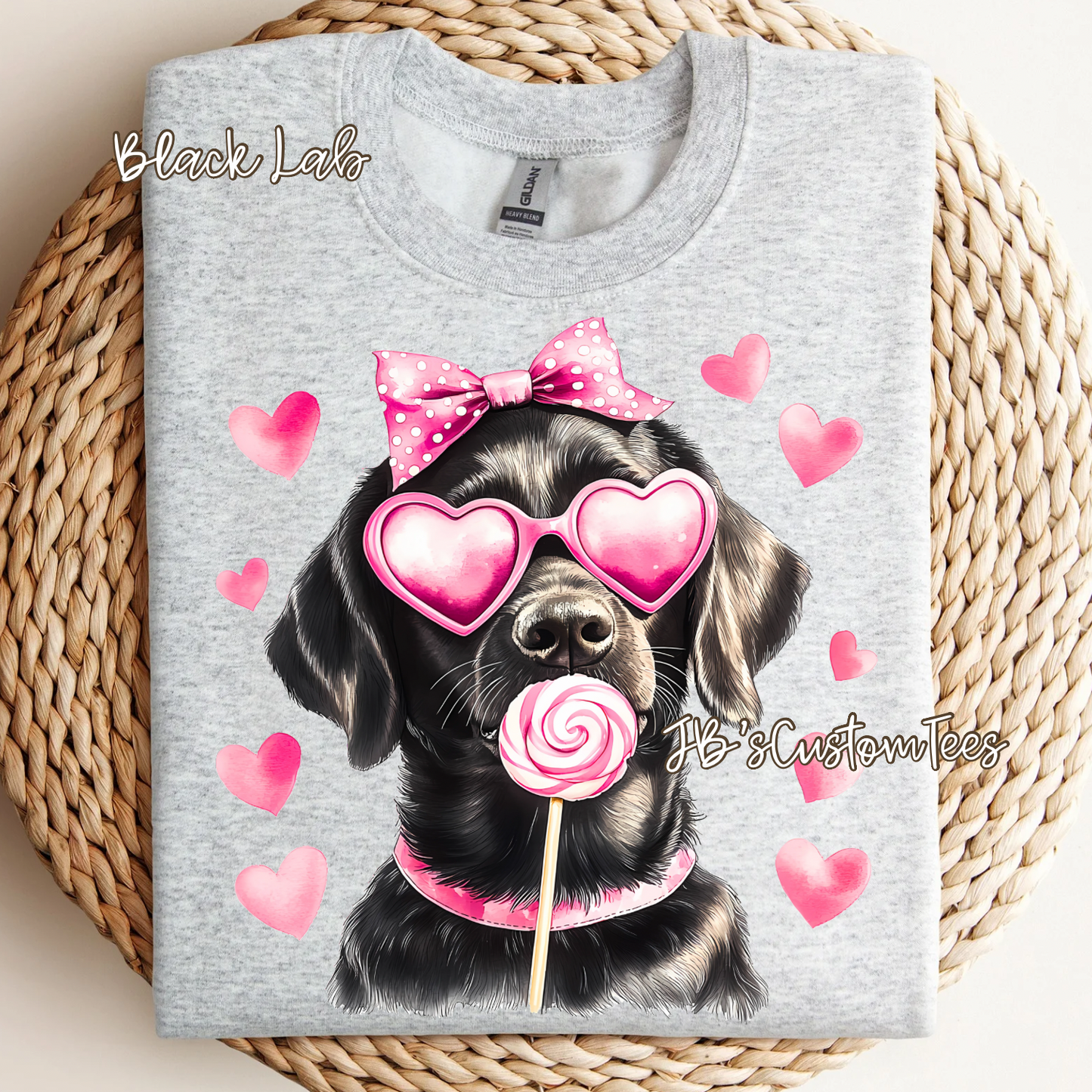 Dog Valentine Sweatshirt